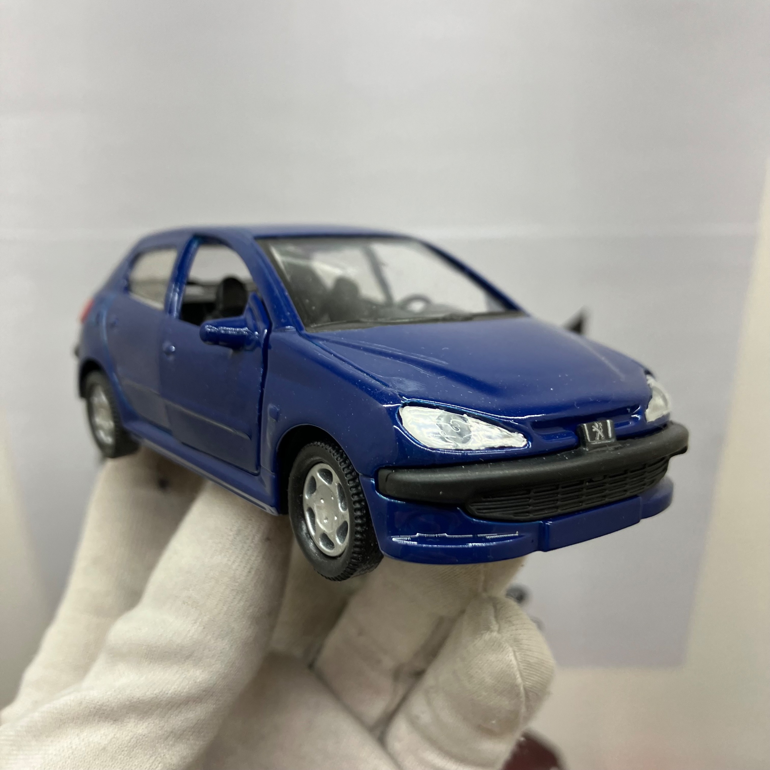 پژو 206 سرمه ای