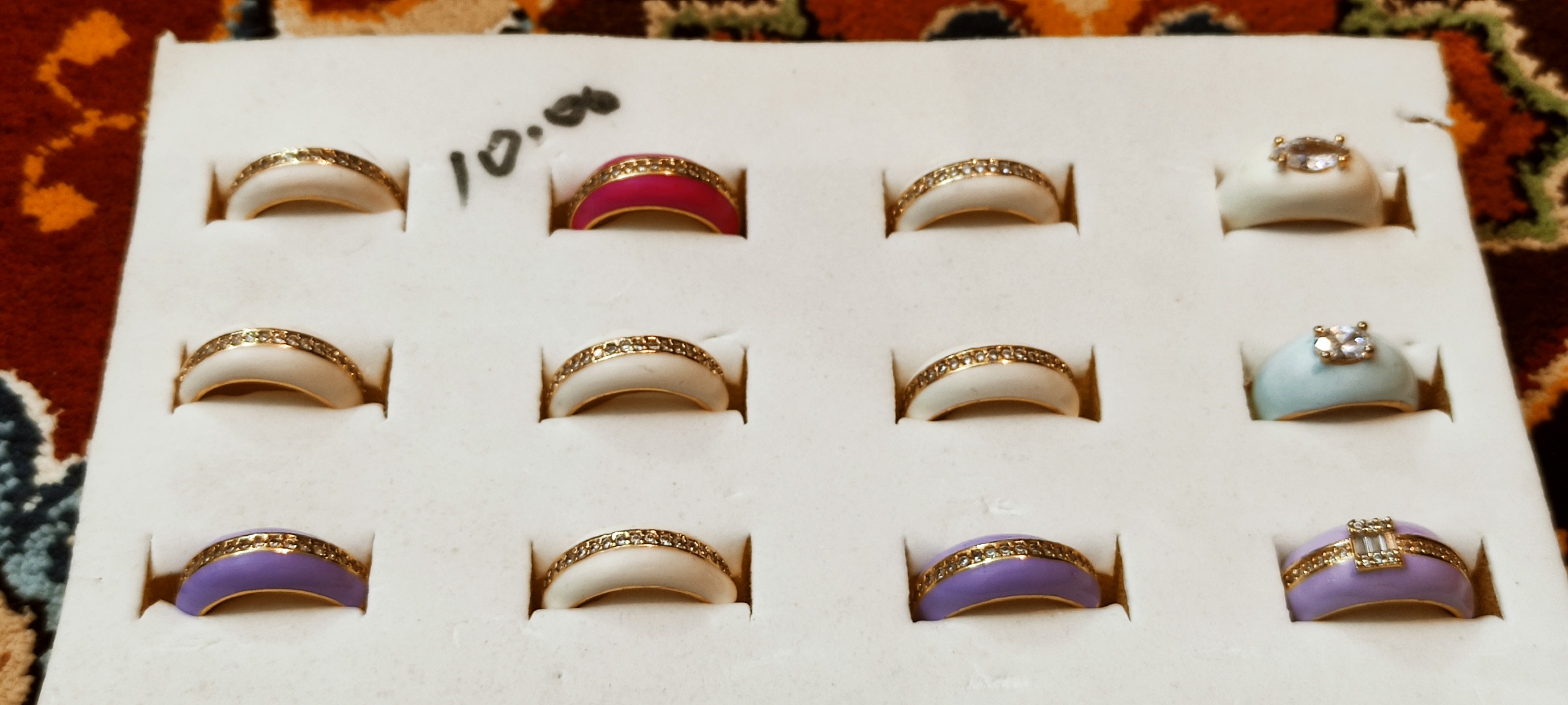 انگشتر پرنگین وفانتزی فری سایز