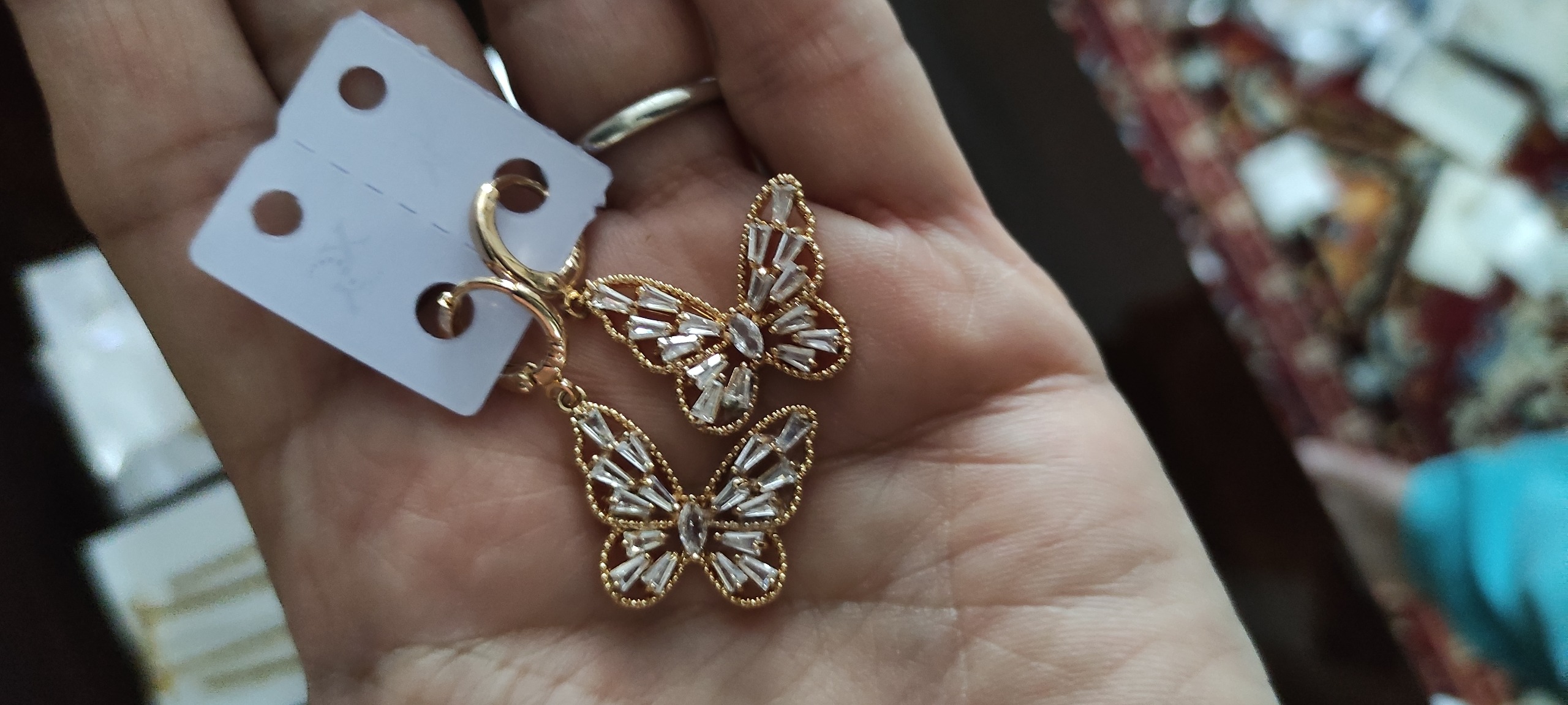 گوشواره استیل کپی طلا