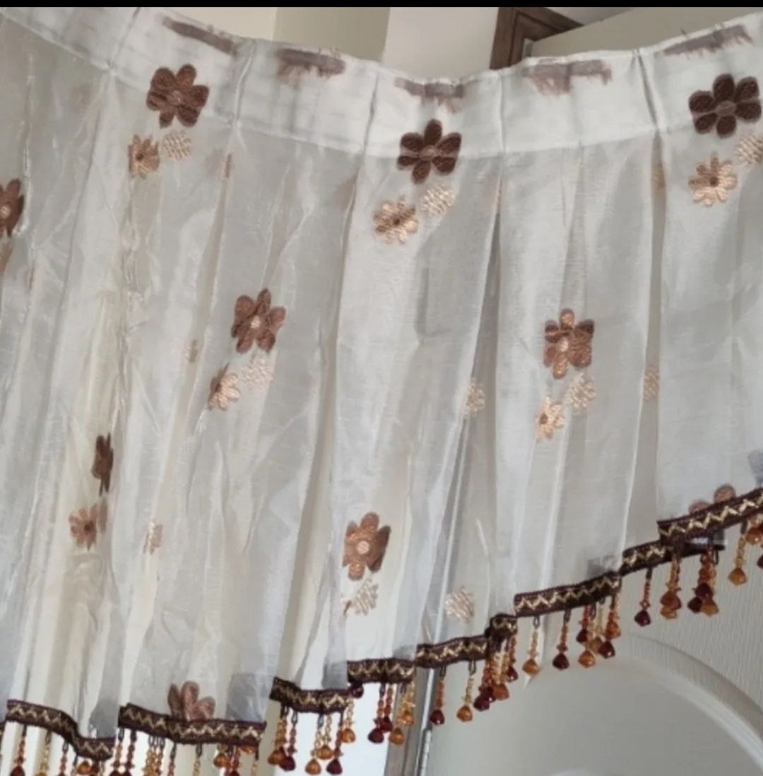 دو عدد پرده اتاق خواب