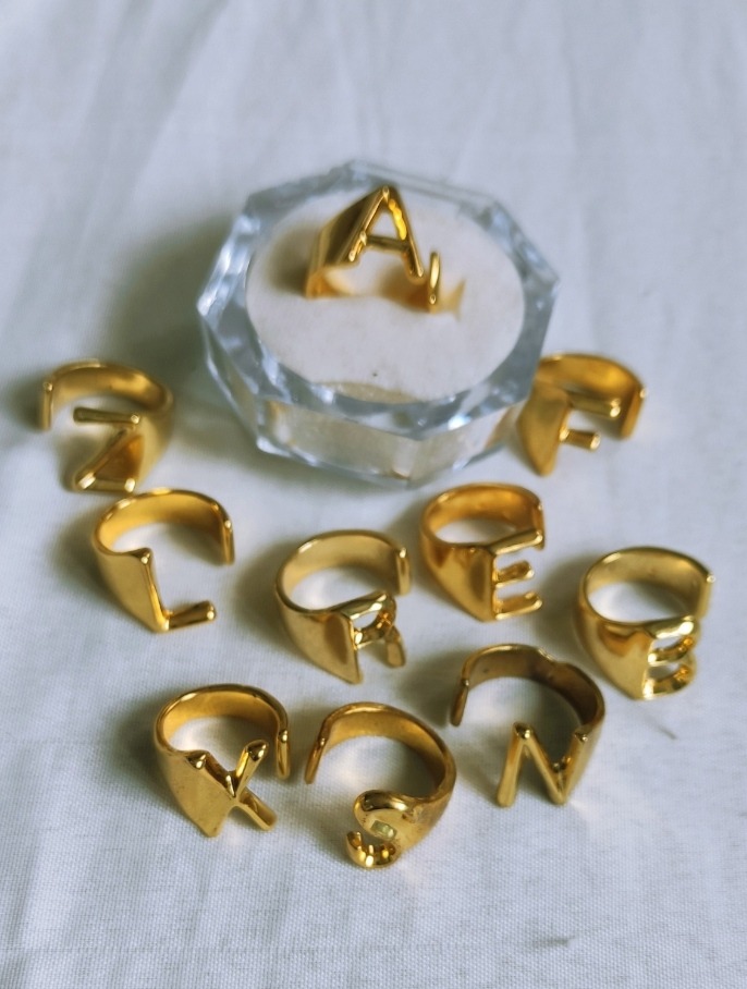 انگشتر حروف انگلیسی