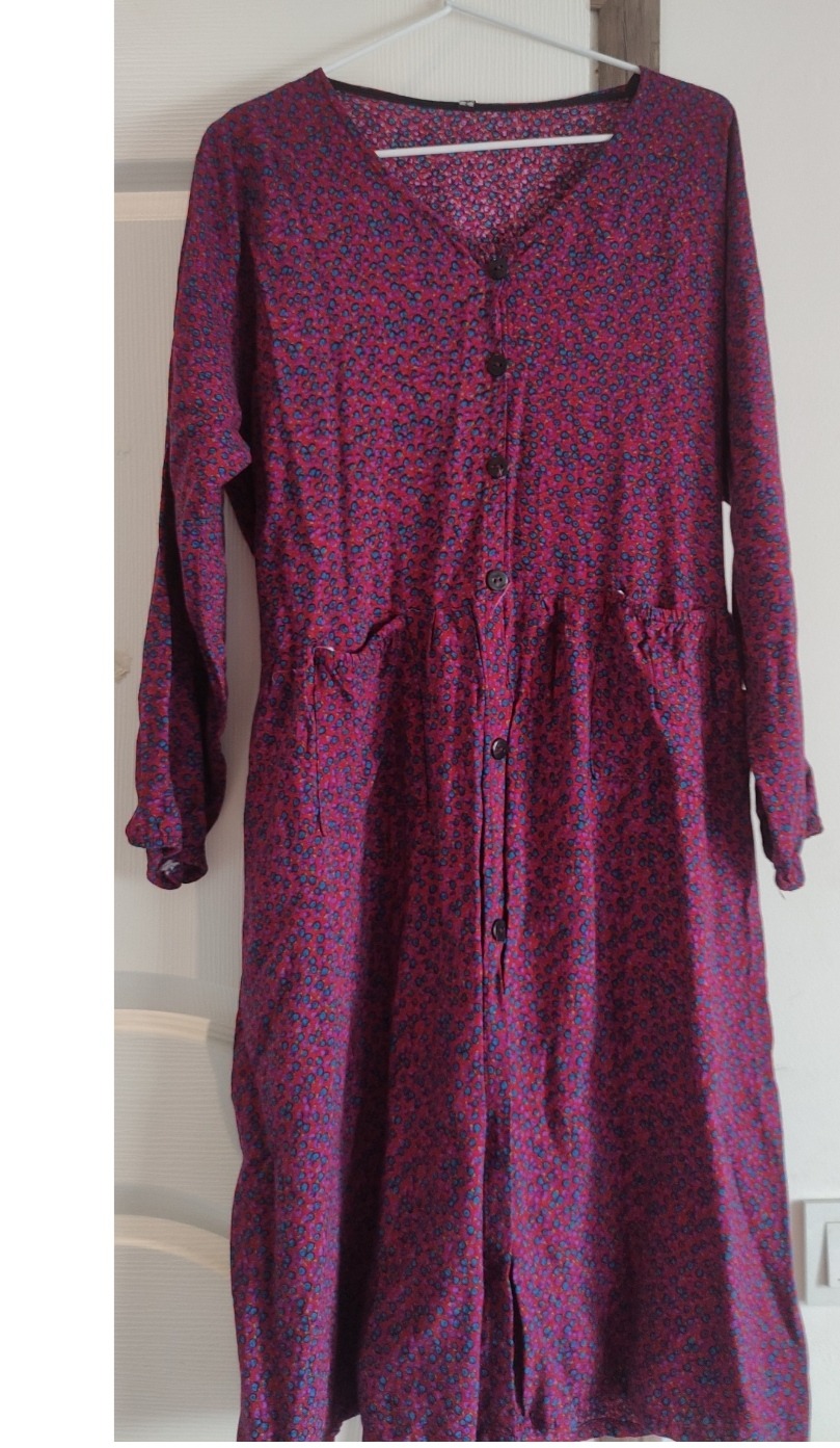 پیراهن نخی با کیفیت در حد نو