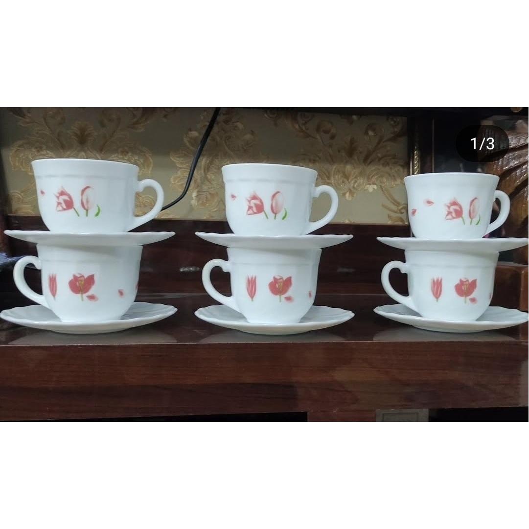 فنجان ونعلبکی ارکوپال اصل فرانسه