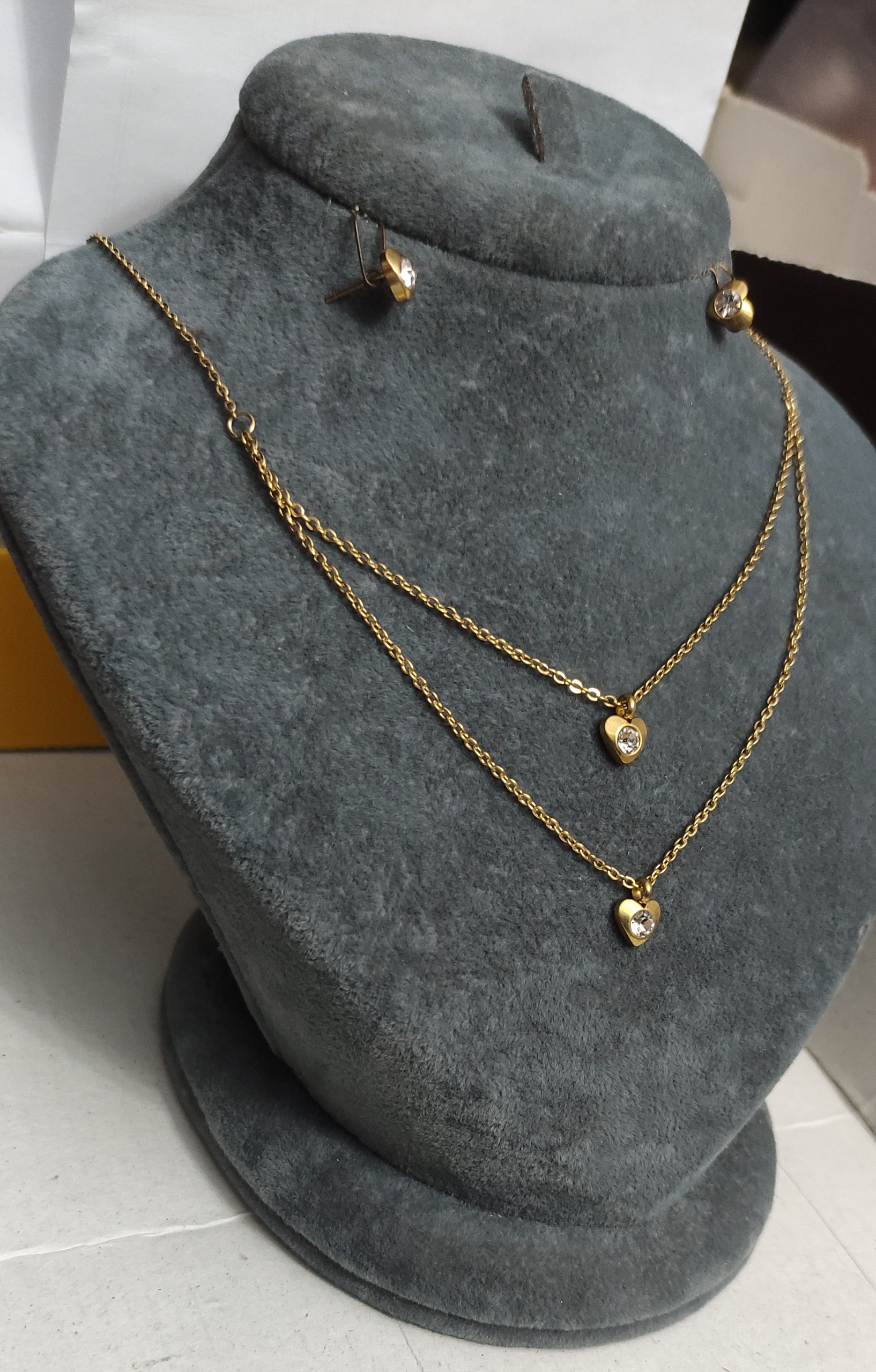 نیم ست زیبای کپی جواهر