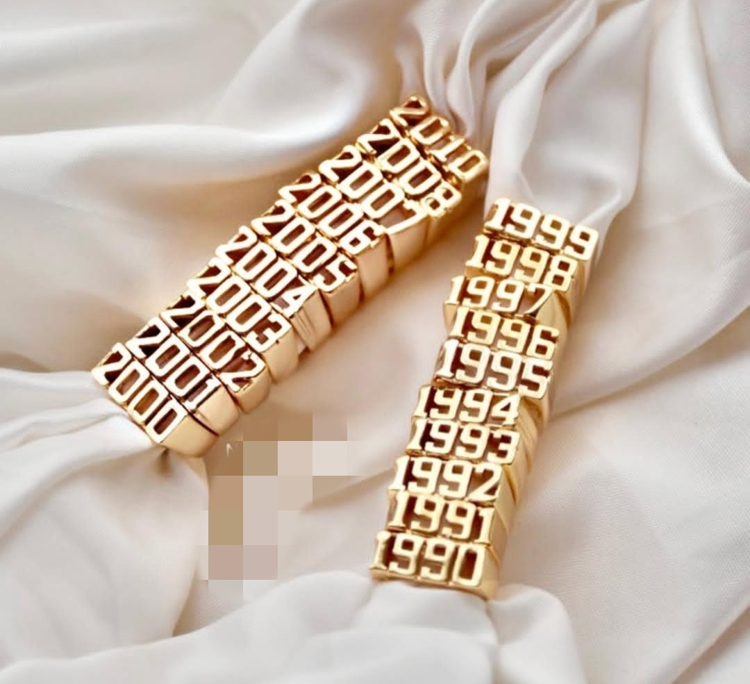 انگشتر برنج واستیل سال میلادی