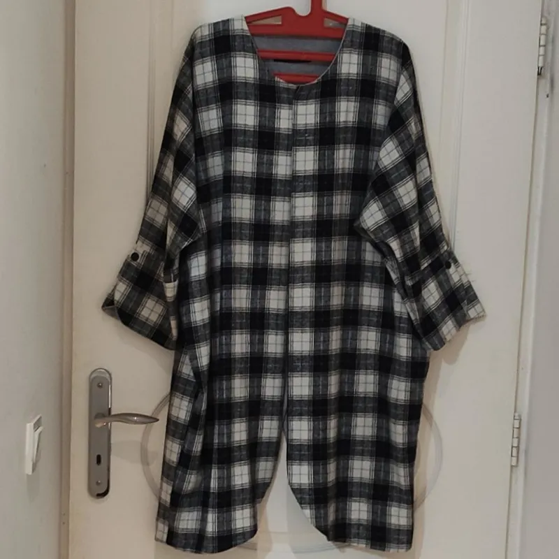 مانتو کیمونو پشمی جنس عالی در حد نو