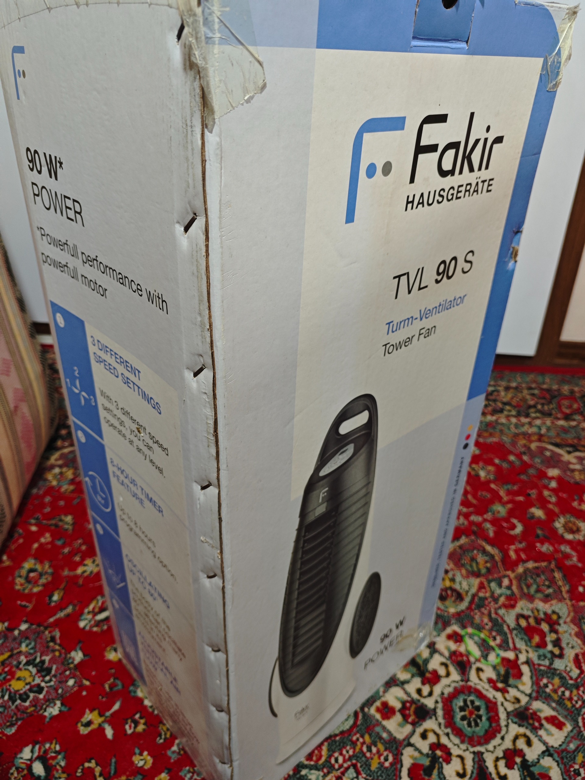 پنکه و دستگاه تصفیه هوا fakir آلمان