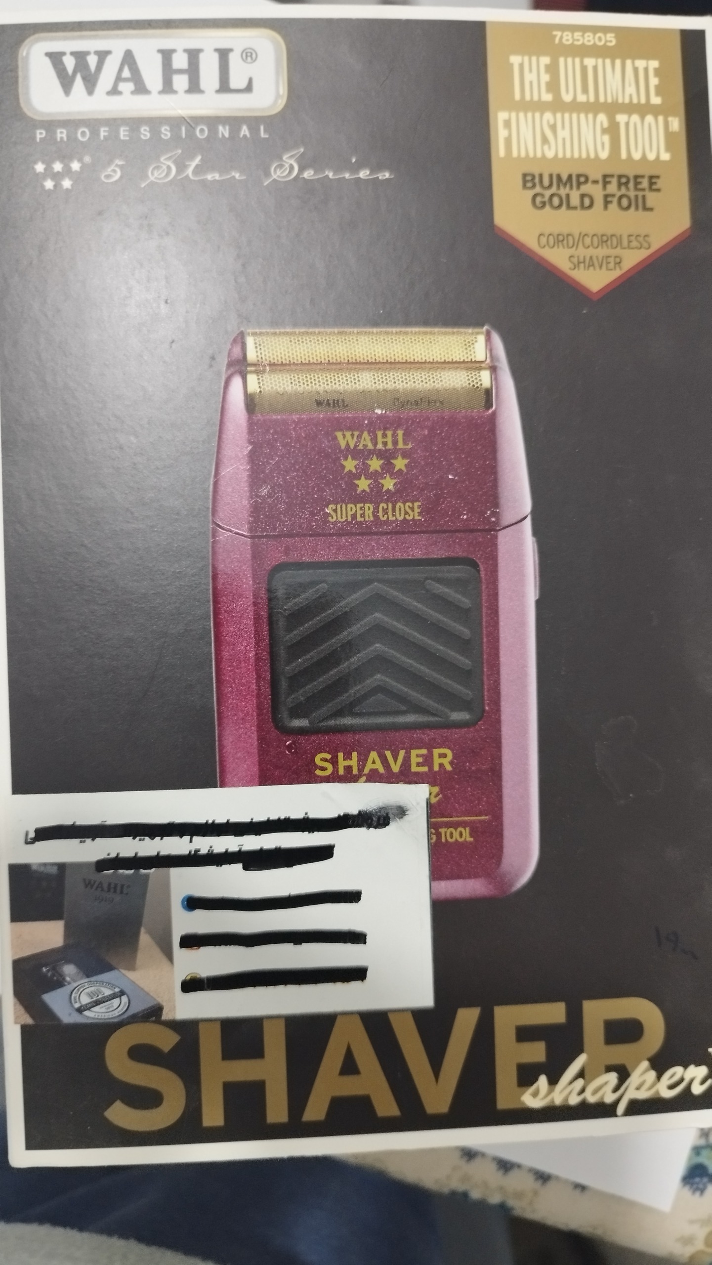 ماشین اصلاح صورت وال شیور shaper shaver