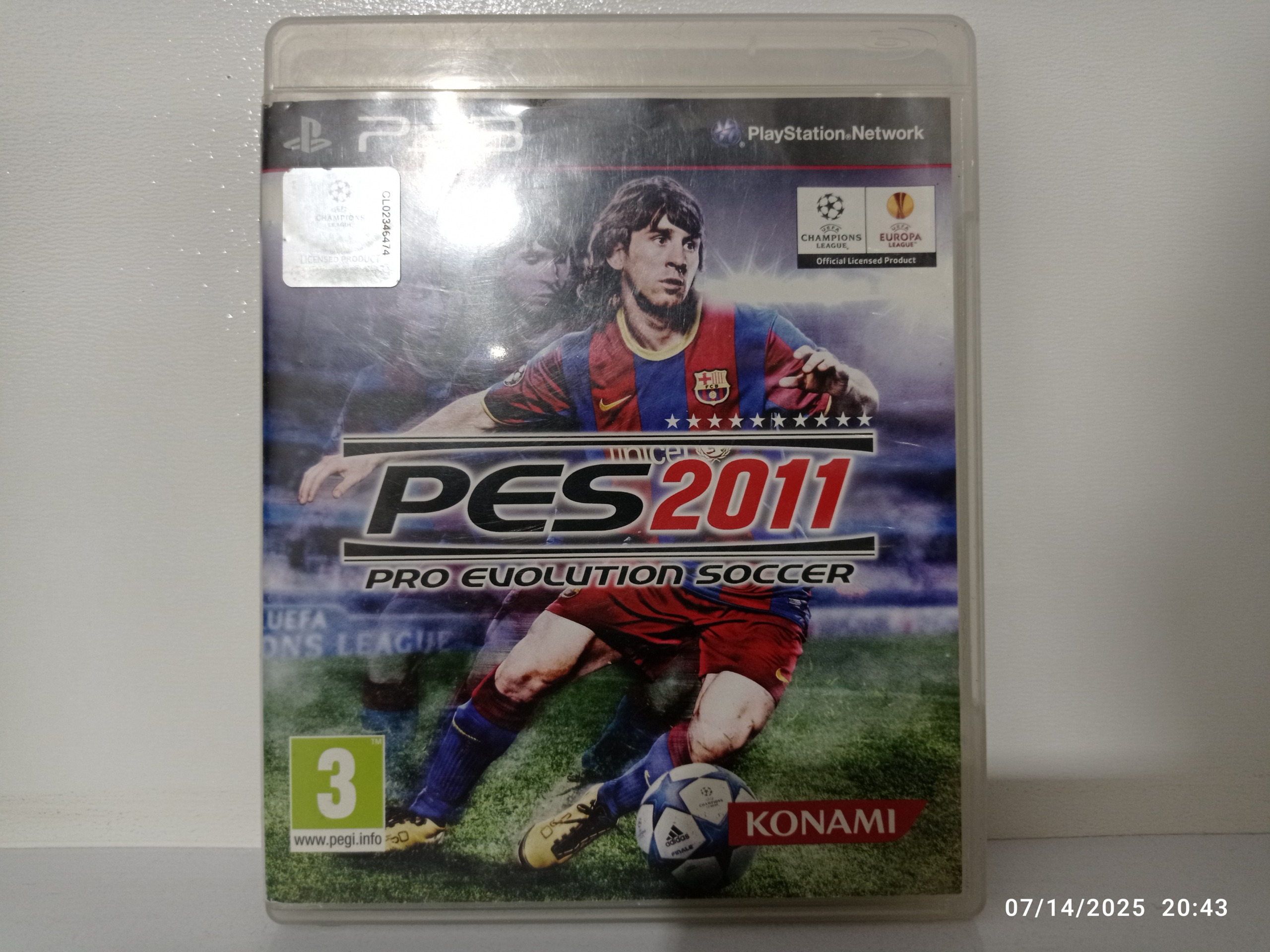 دیسک اورجینال PES 2011