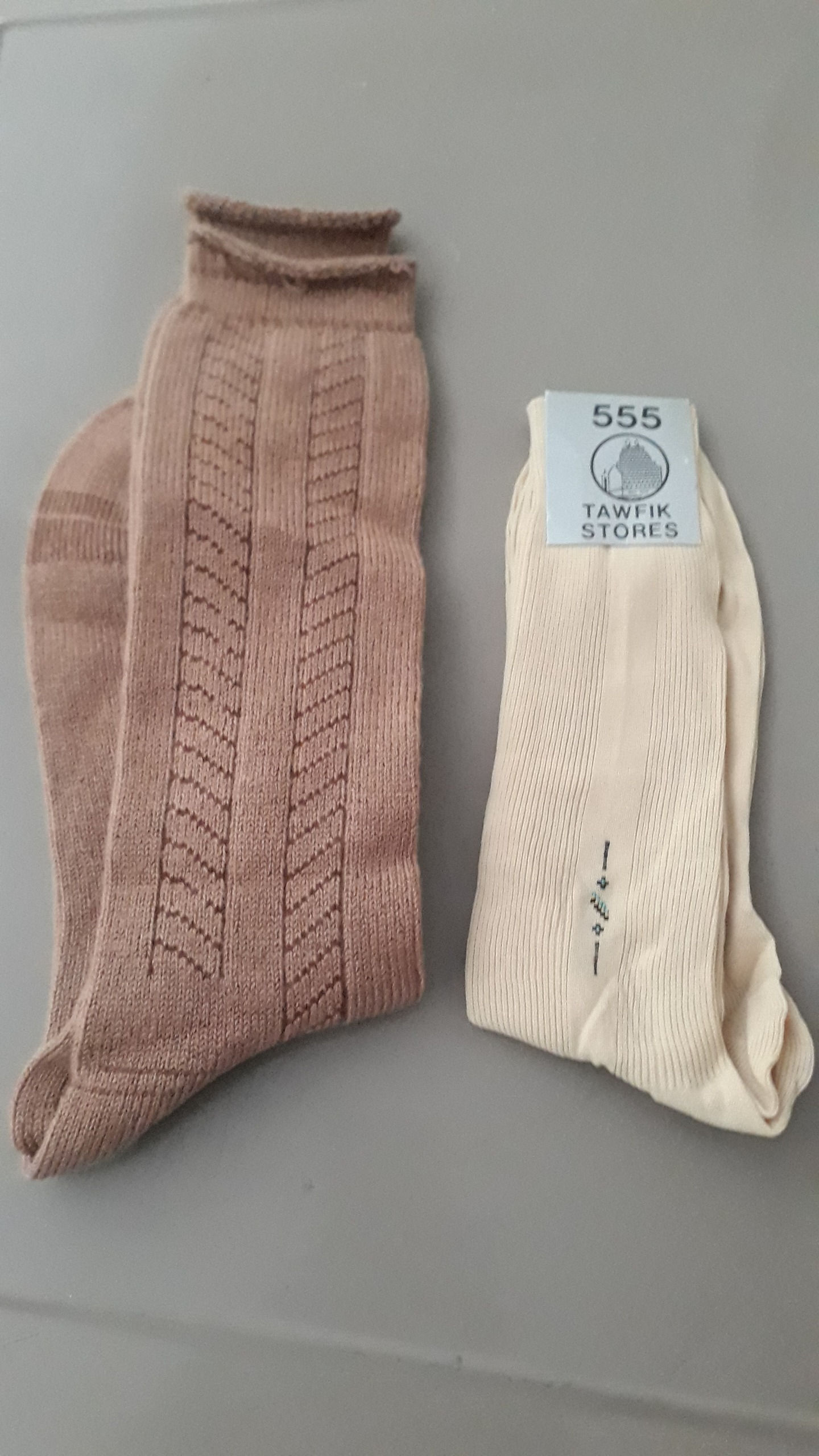 دو جوراب کلکسیونی خارجی دهه 60