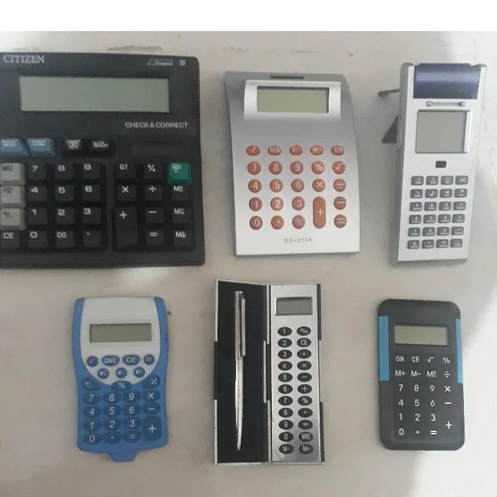 7ماشین حساب جهت کلکسیون طبق توضیحات