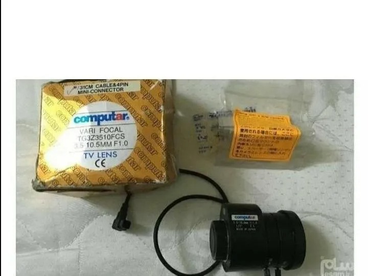 لنز ژاپنی دوربین مداربسته با کارتن
