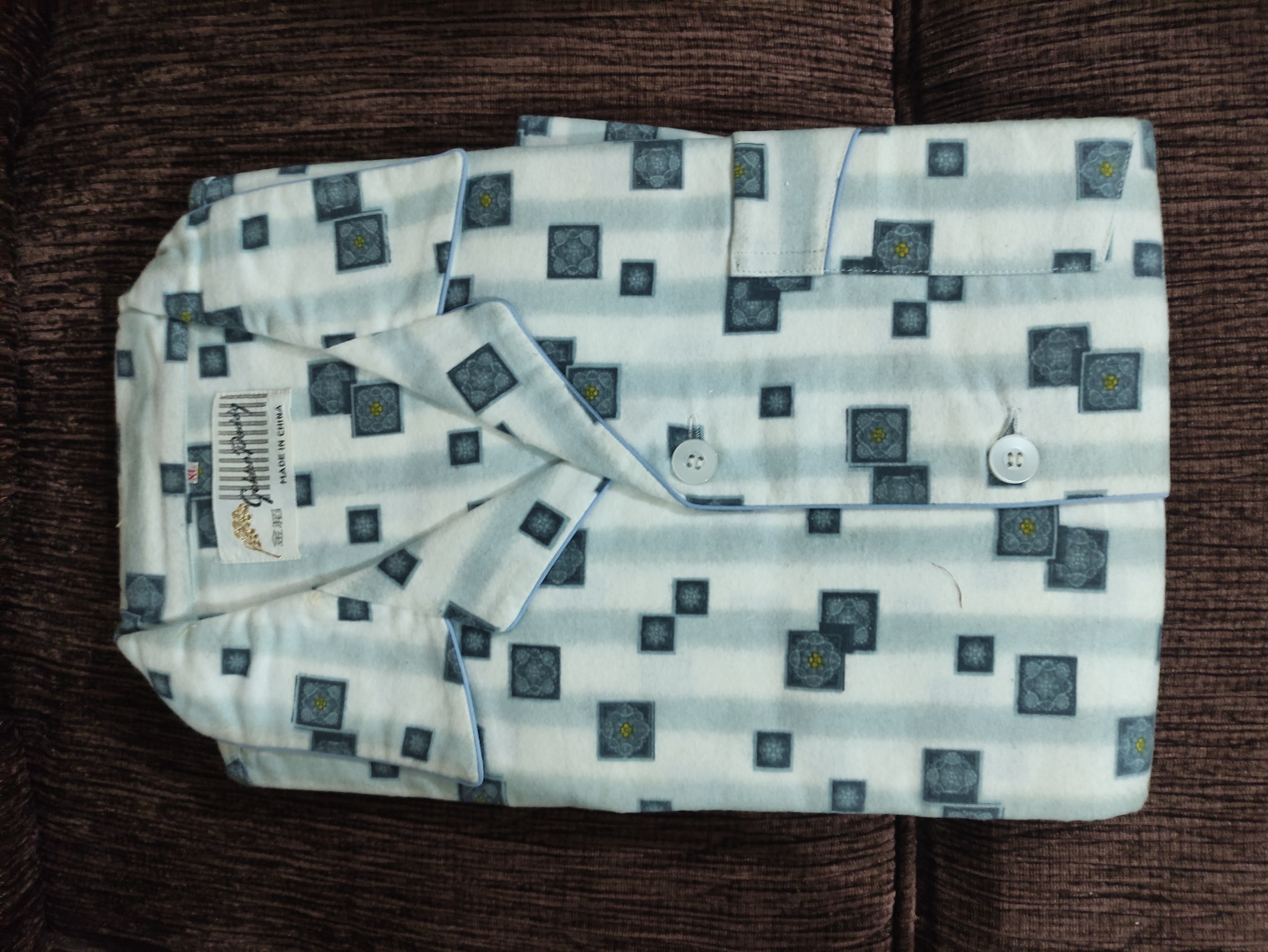 لباس خواب مردانه دوره پهلوی طبق توضیح