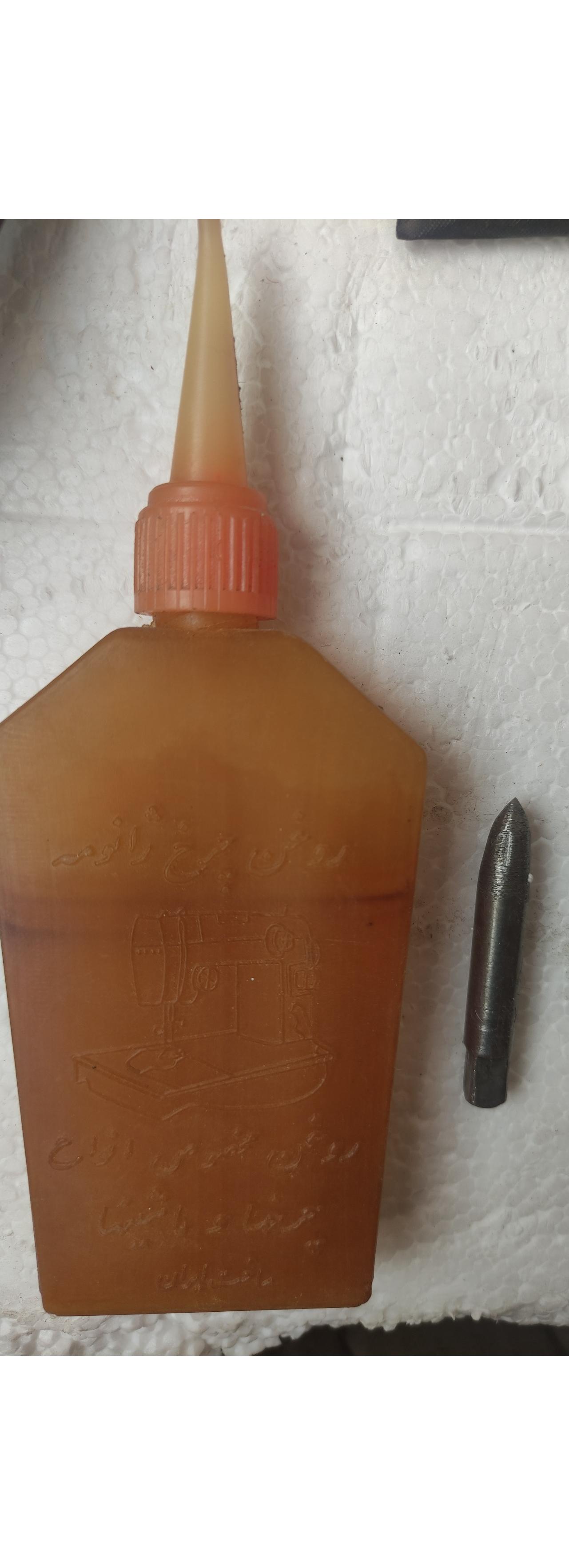 روغندان خالیچرخ قدیمی و یک عدد سنبه