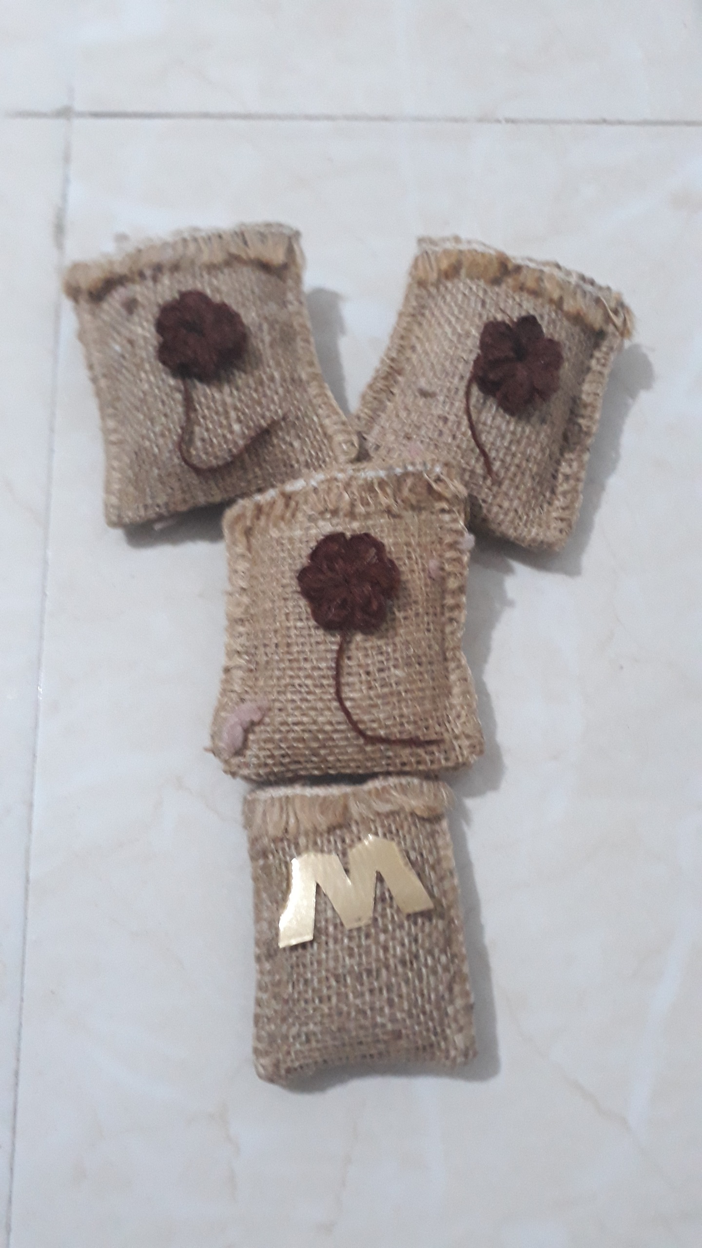 4 عدد گونی کوچک دکوری