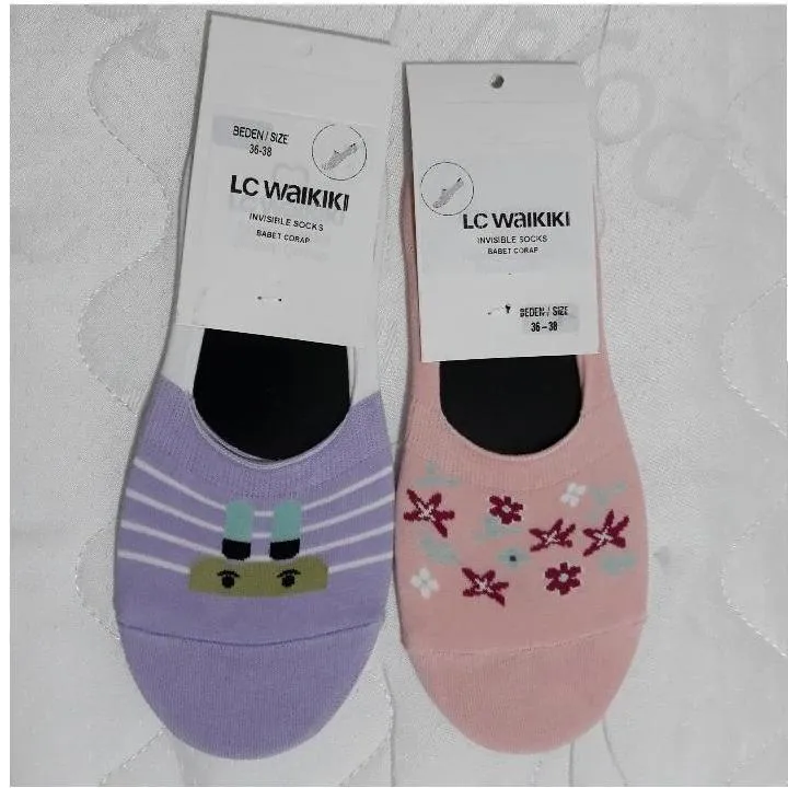 دو جفت جوراب خوشرنگ برند LC Waikiki
