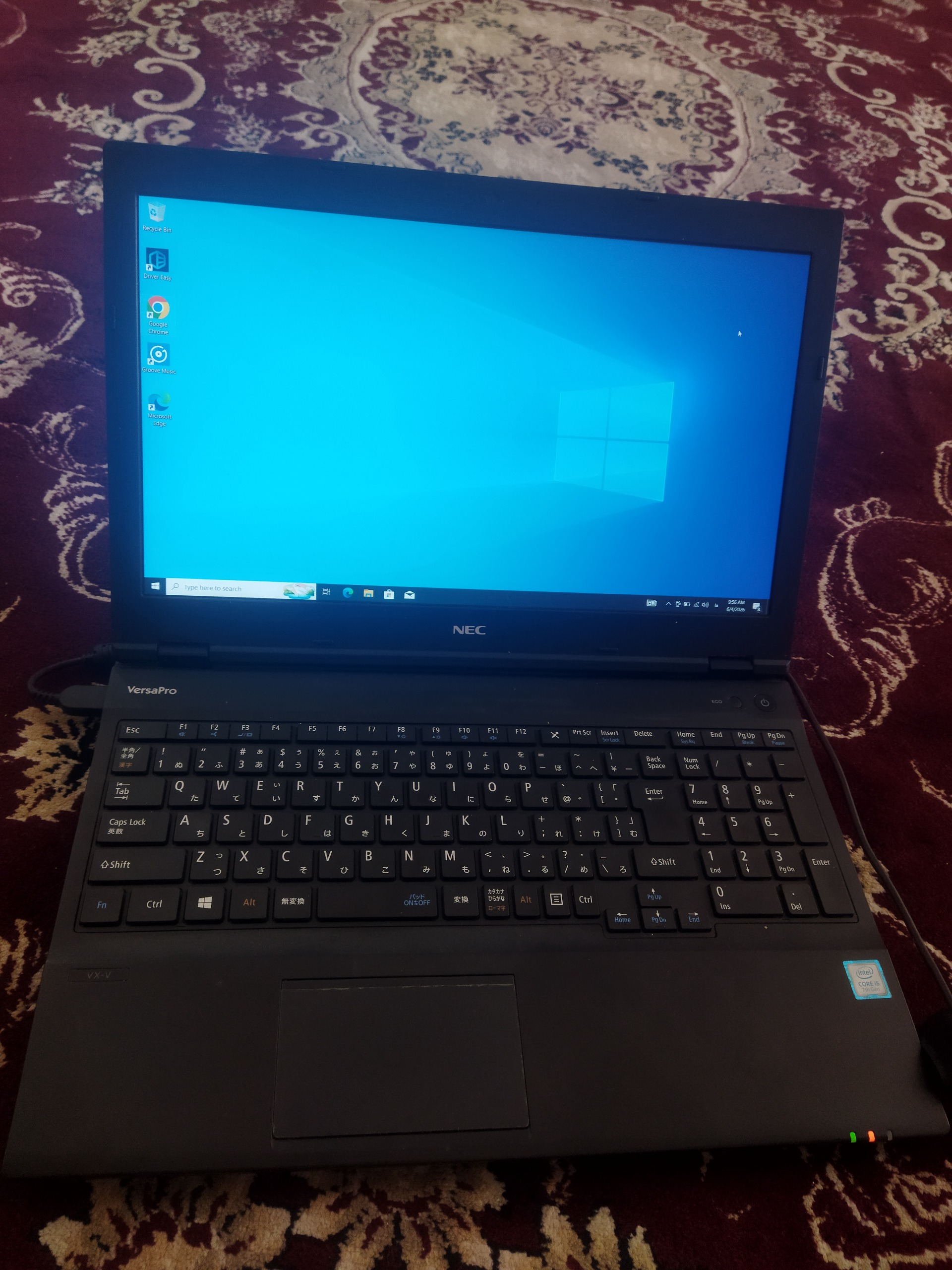 لپ تاپ nec ژاپن با پردازنده i5 نسل هفت و حافظهssd
