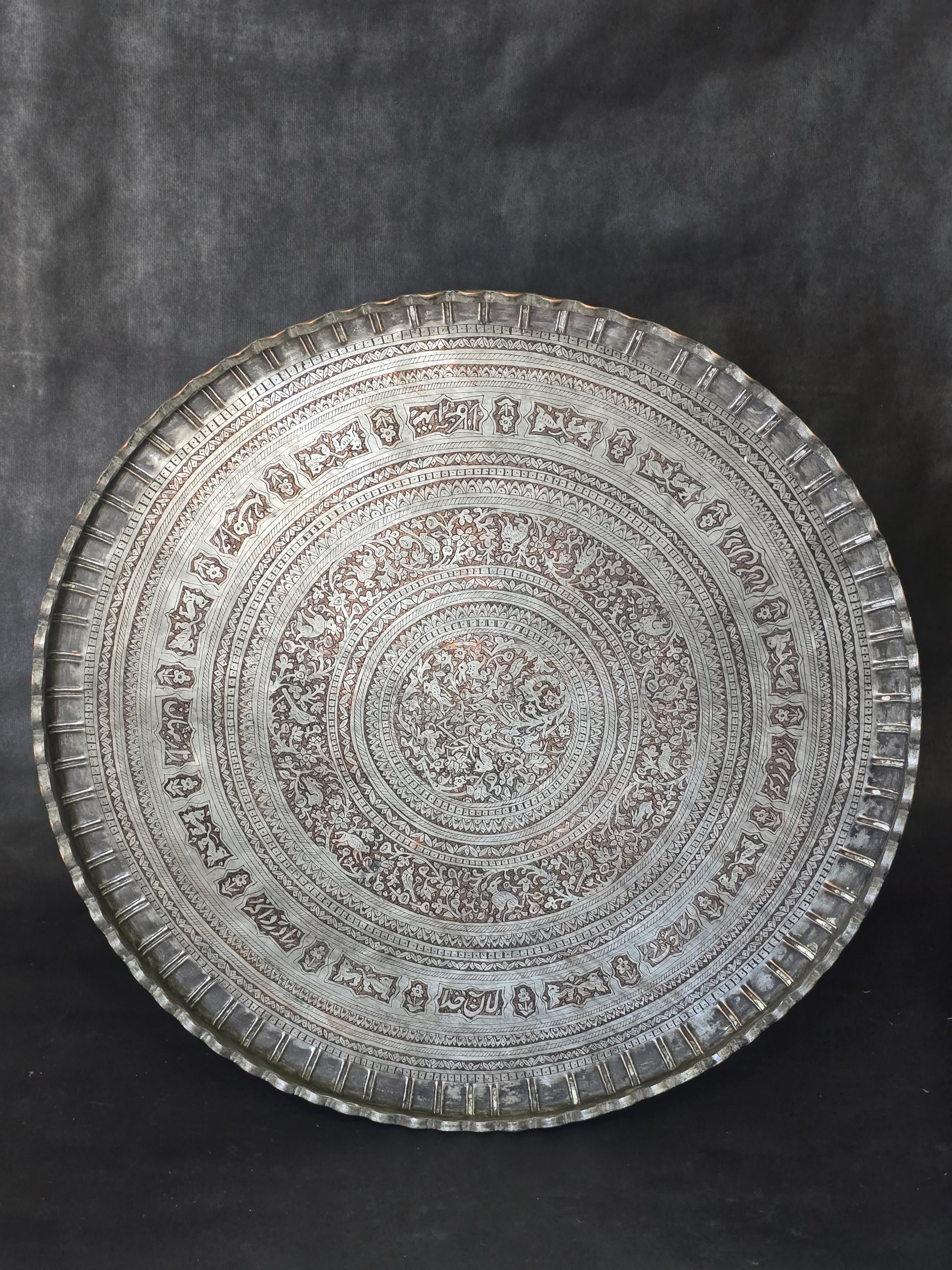 مجمع مسی قدیمی صاحبه دار سایزبزرگ