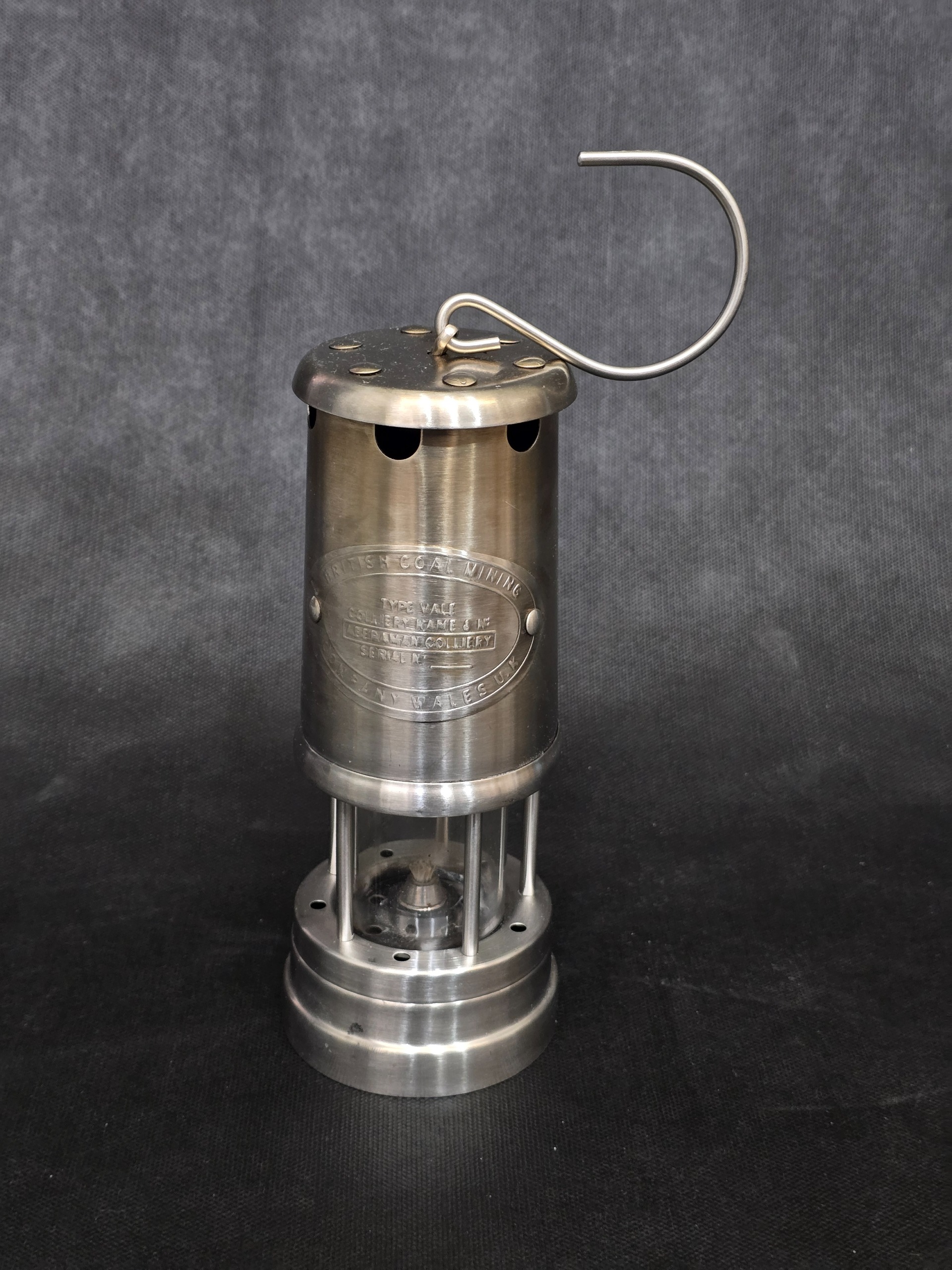 فانوس معدن قدیمی انگلیسی ارتفاع21