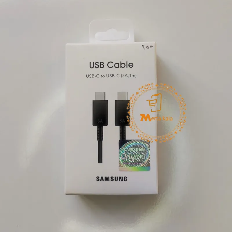 کابل شارژ دوسر تایپ سی سامسونگ اصلی