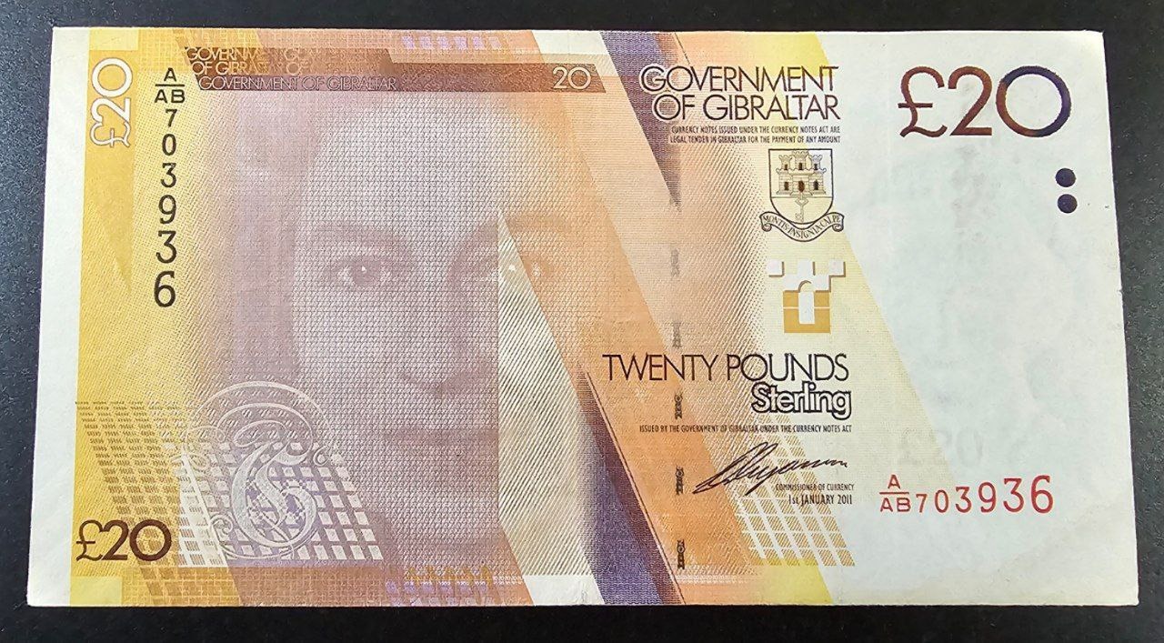 20 پوند جبل الطارق کیفیت مناسب