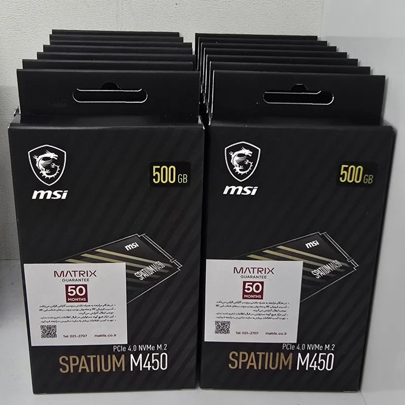SSD MSI مدل 500G SPATIUM M450 PCIe 4.0 NVMe M.2