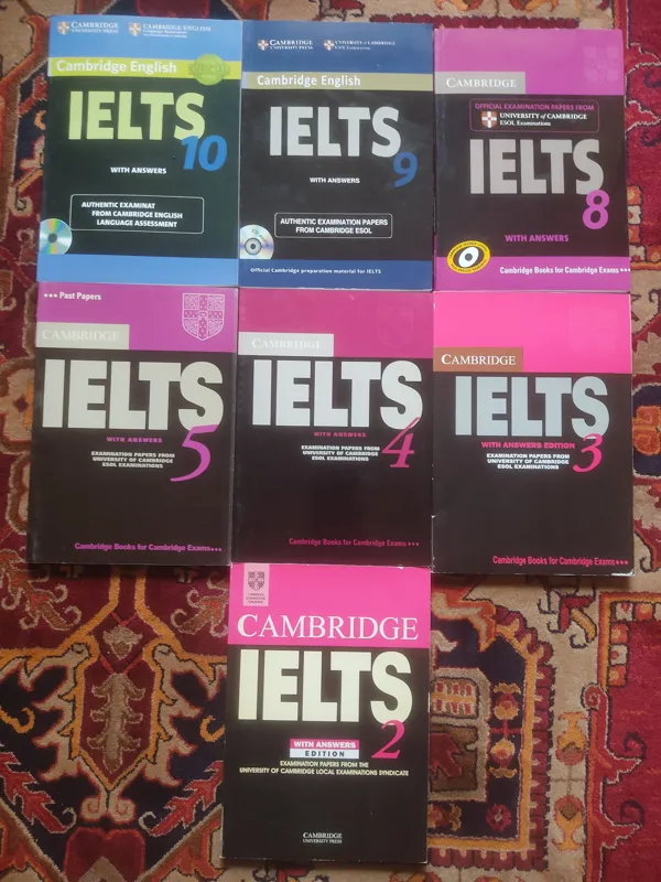Cambridge IELTS 2,3,4,5,8,9,10