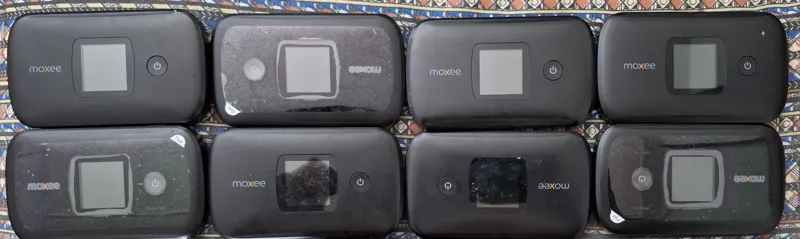 مزایده 8عدد مودم جیبی سیمکارتخور فقط دونه500