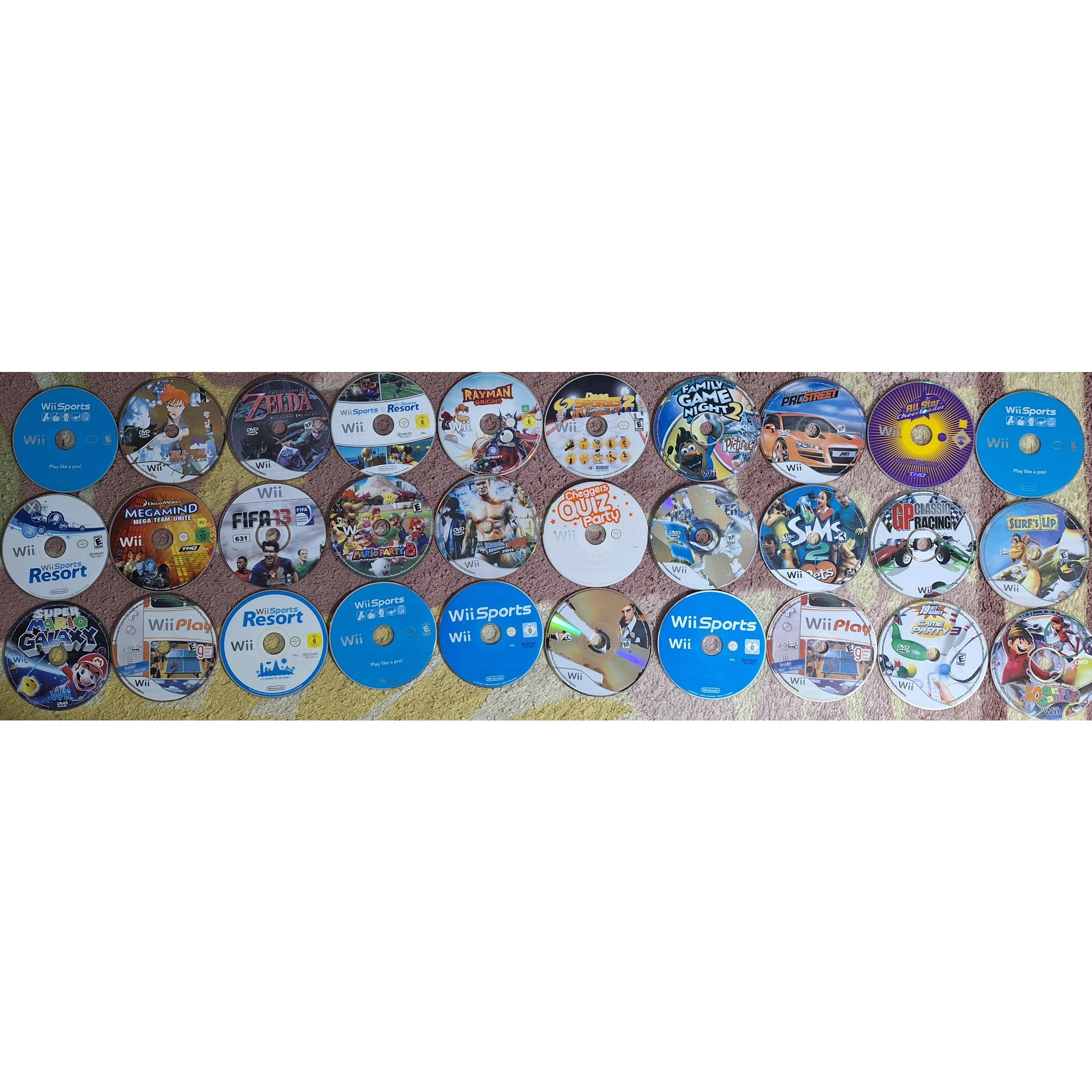 مزایده 30عددسیدی بازیwiiفقط دونه100هزارباارسال