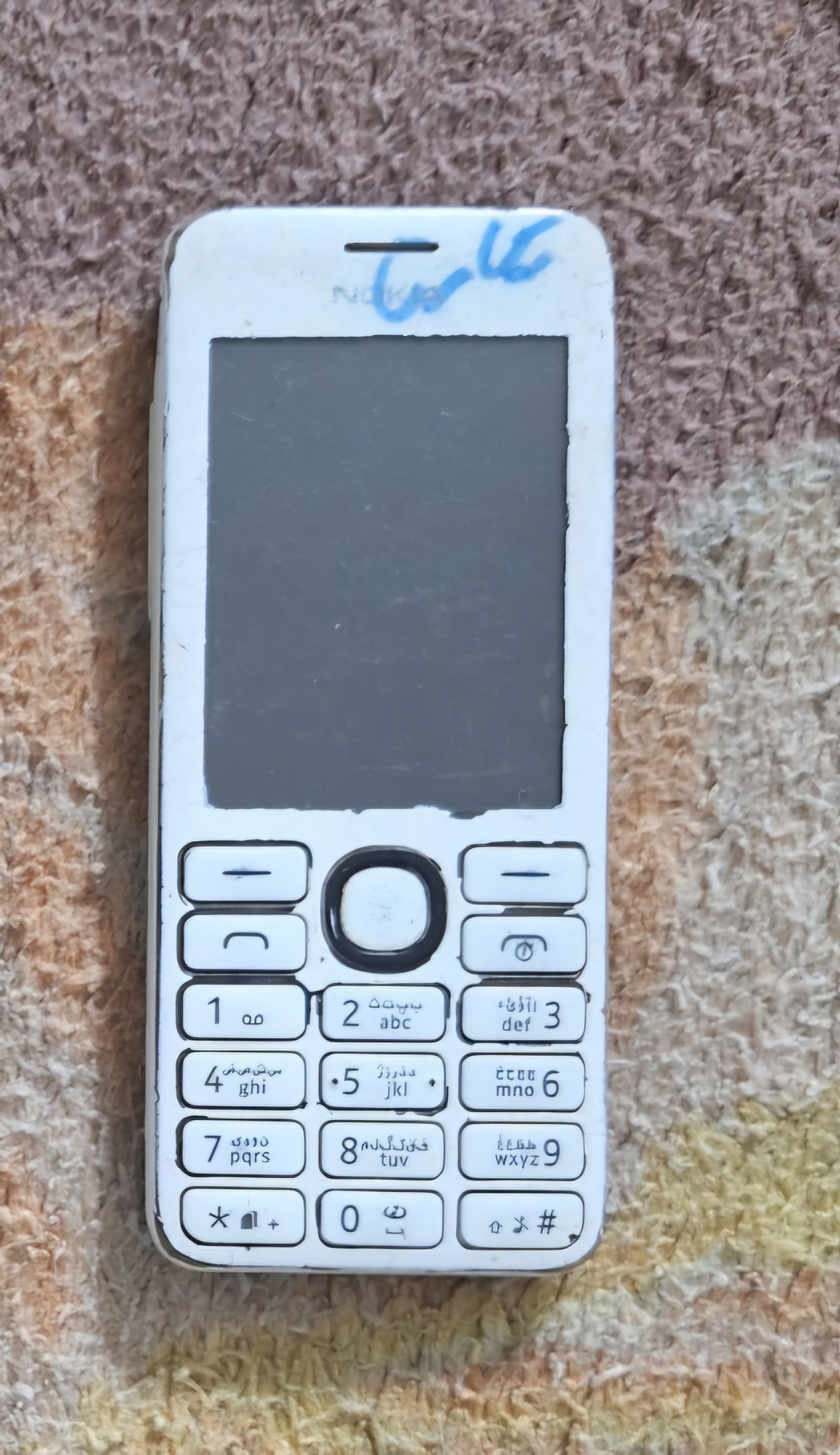 موبایل اورجینالNOKIAمدل206 اولین سری ساخت هند6تومن