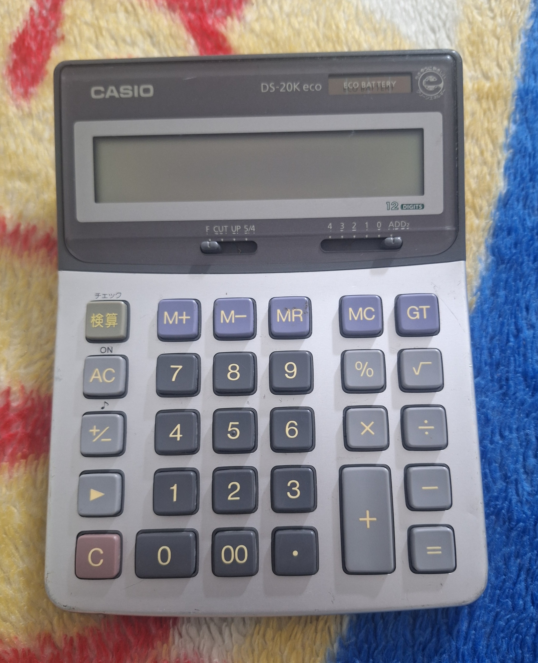 ماشین حساب کاسیو ساخت ژاپن 2500