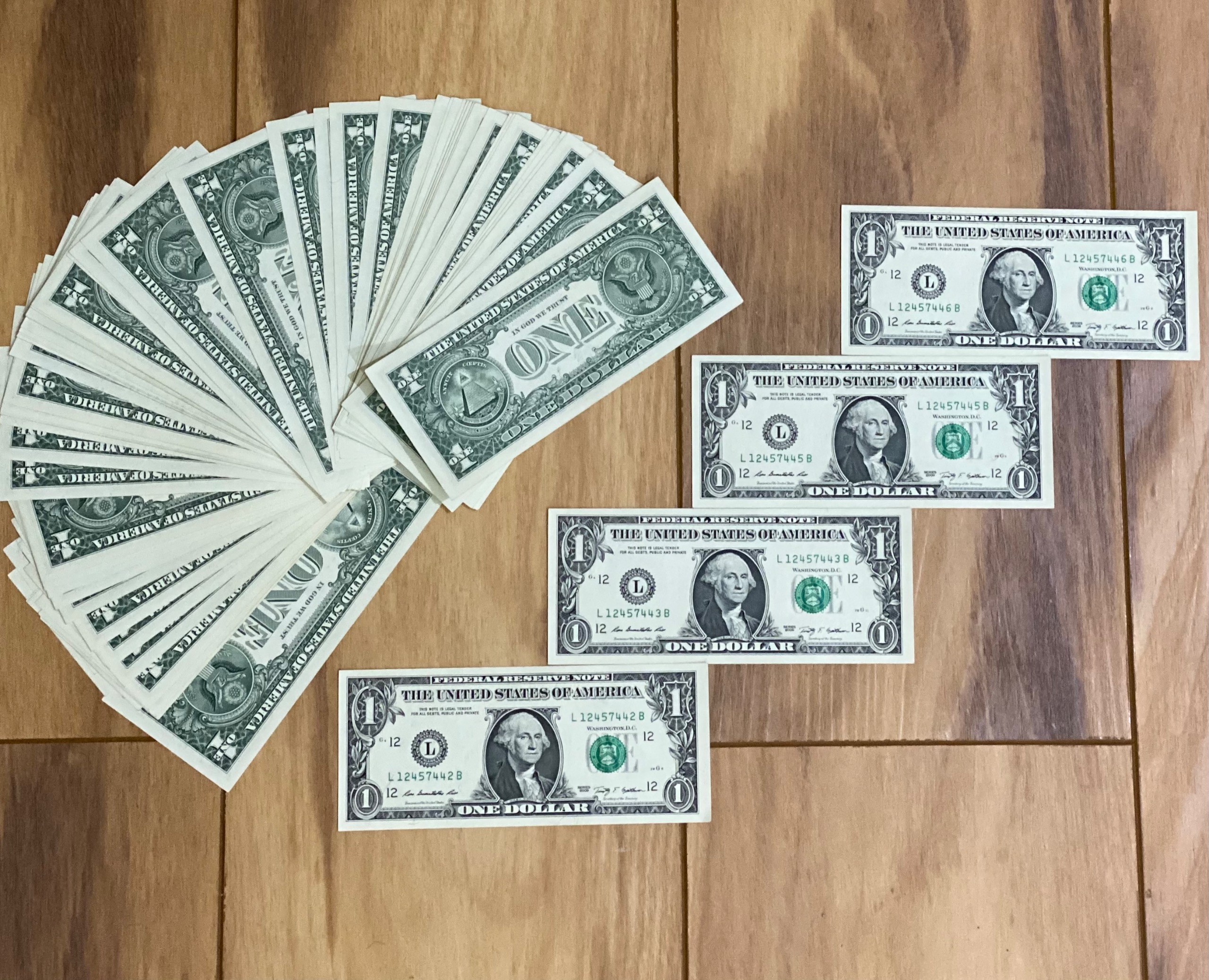 اسکناس خاص کلکسیونی تک یک 1 دلار آمریکا