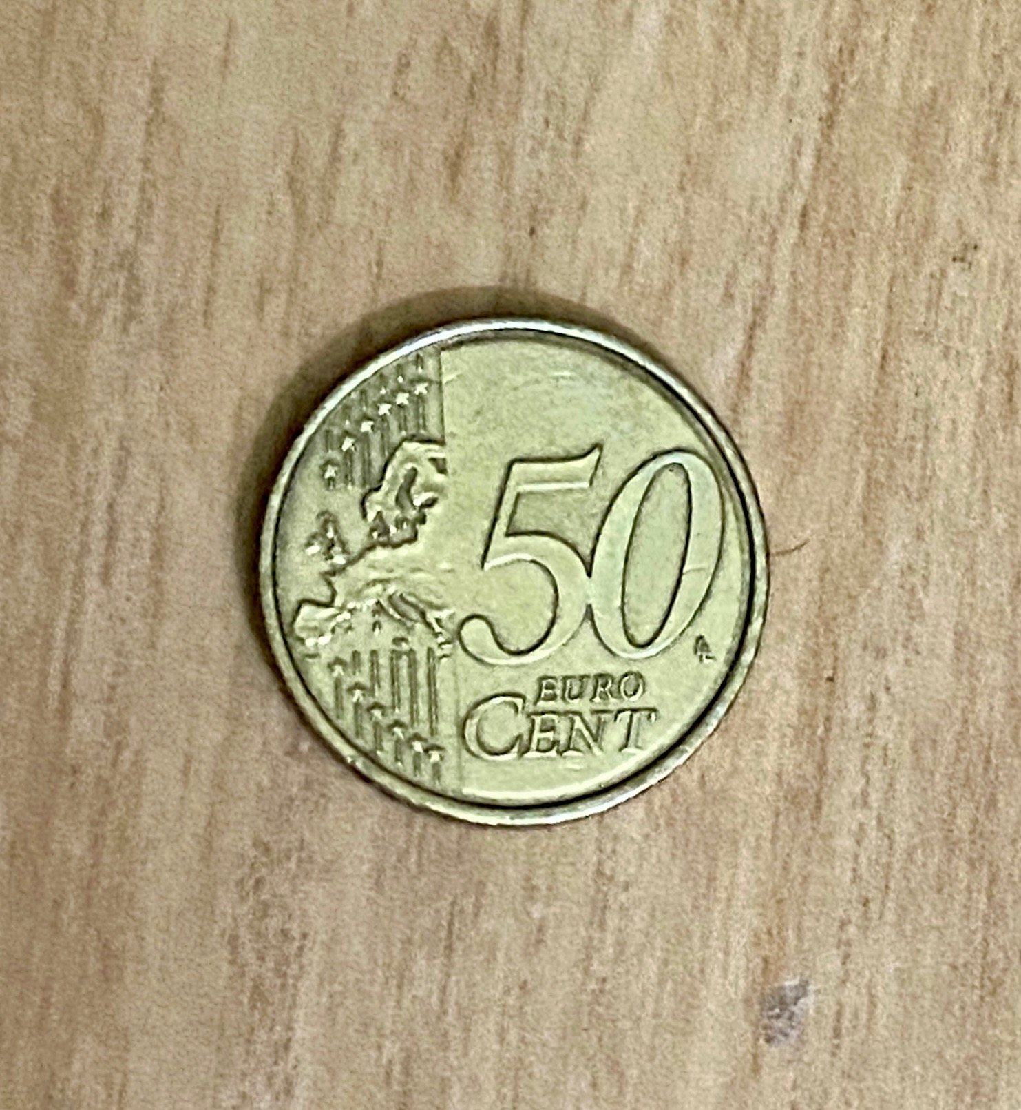 سکه نایاب 50 سنت یورو اروپا یادبودی و کلکسیونی