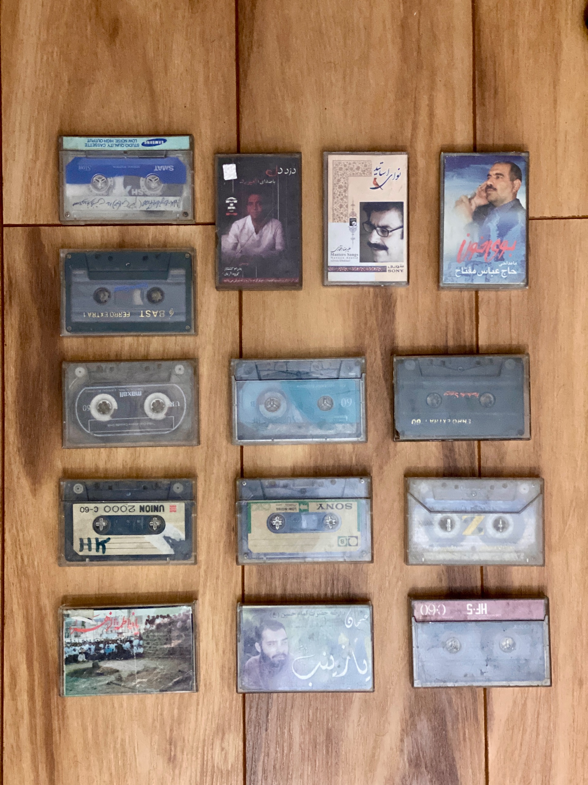 14 عدد نوار کاست نایاب کلکسیونی