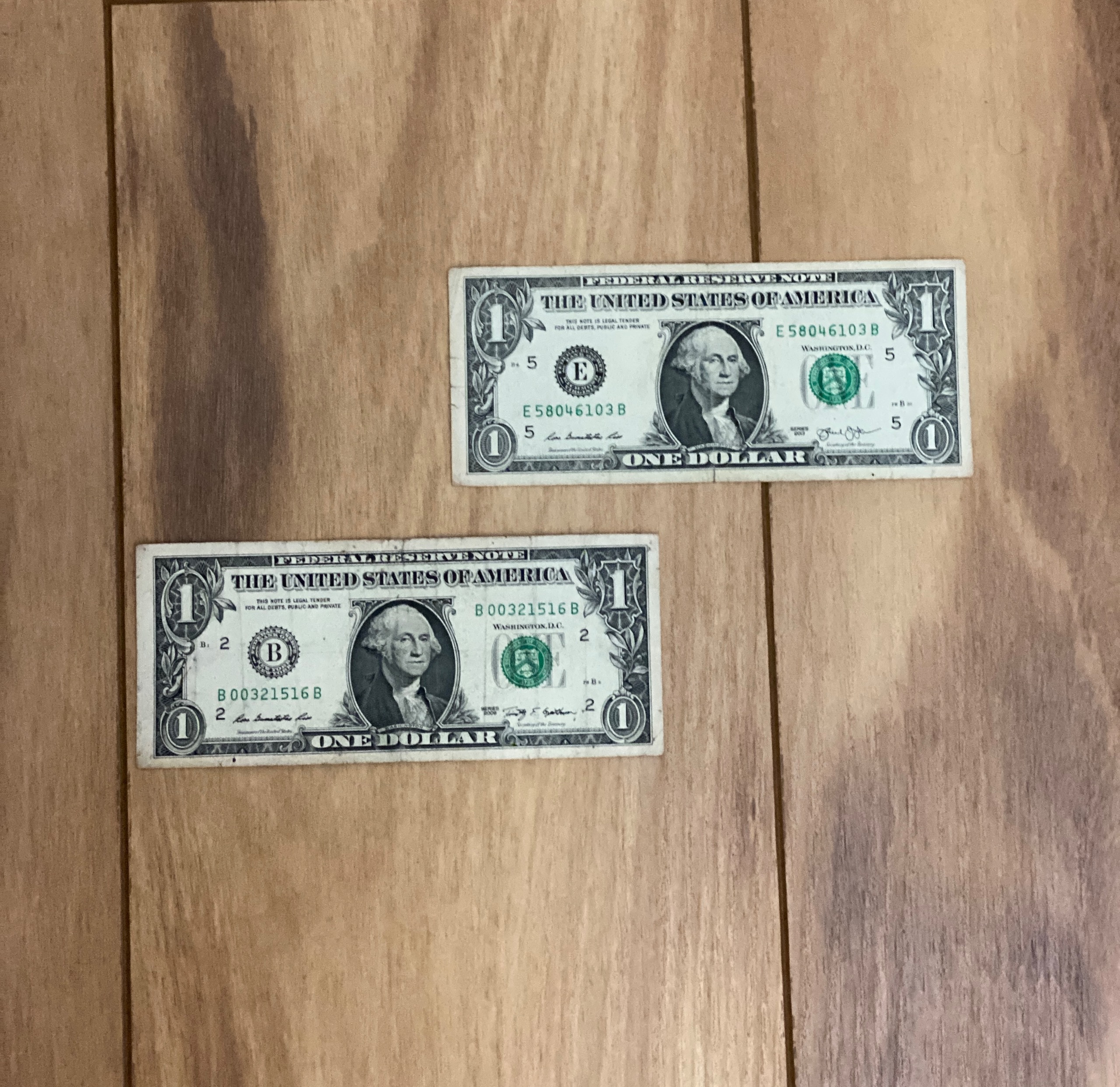 اسکناس خاص کلکسیونی تک یک 1 دلار آمریکا