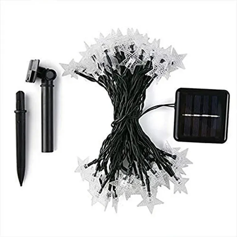 چراغ های رشته ای ستاره خورشیدی LED