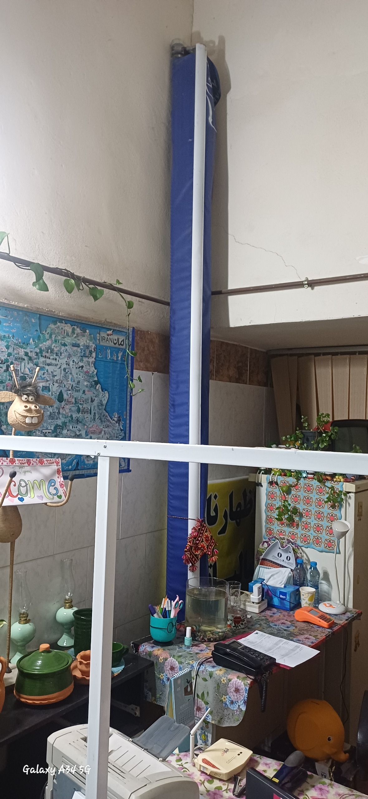 سایبان جلوی مغازه بازویی