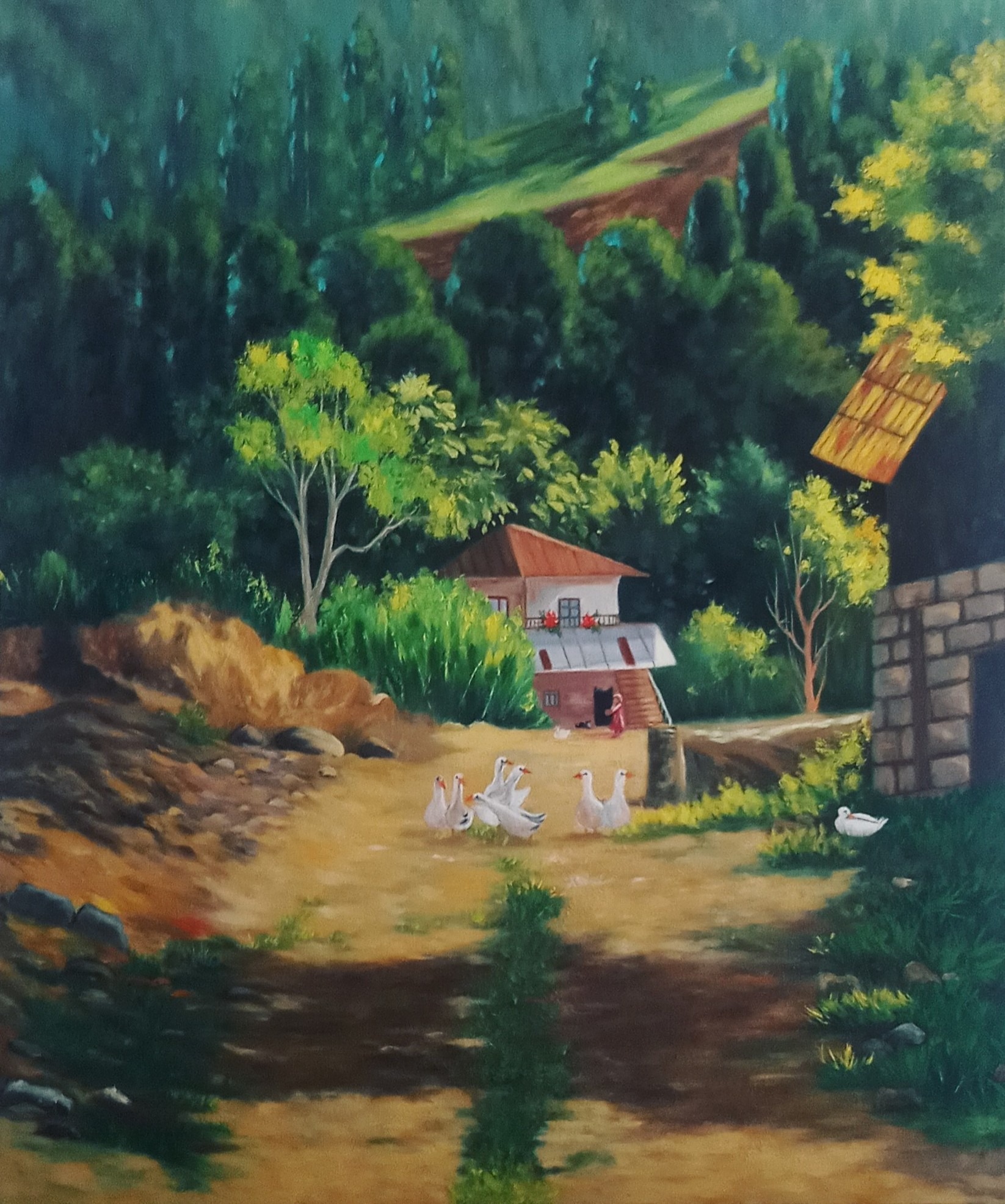 تابلو نقاشی رنگ روغن