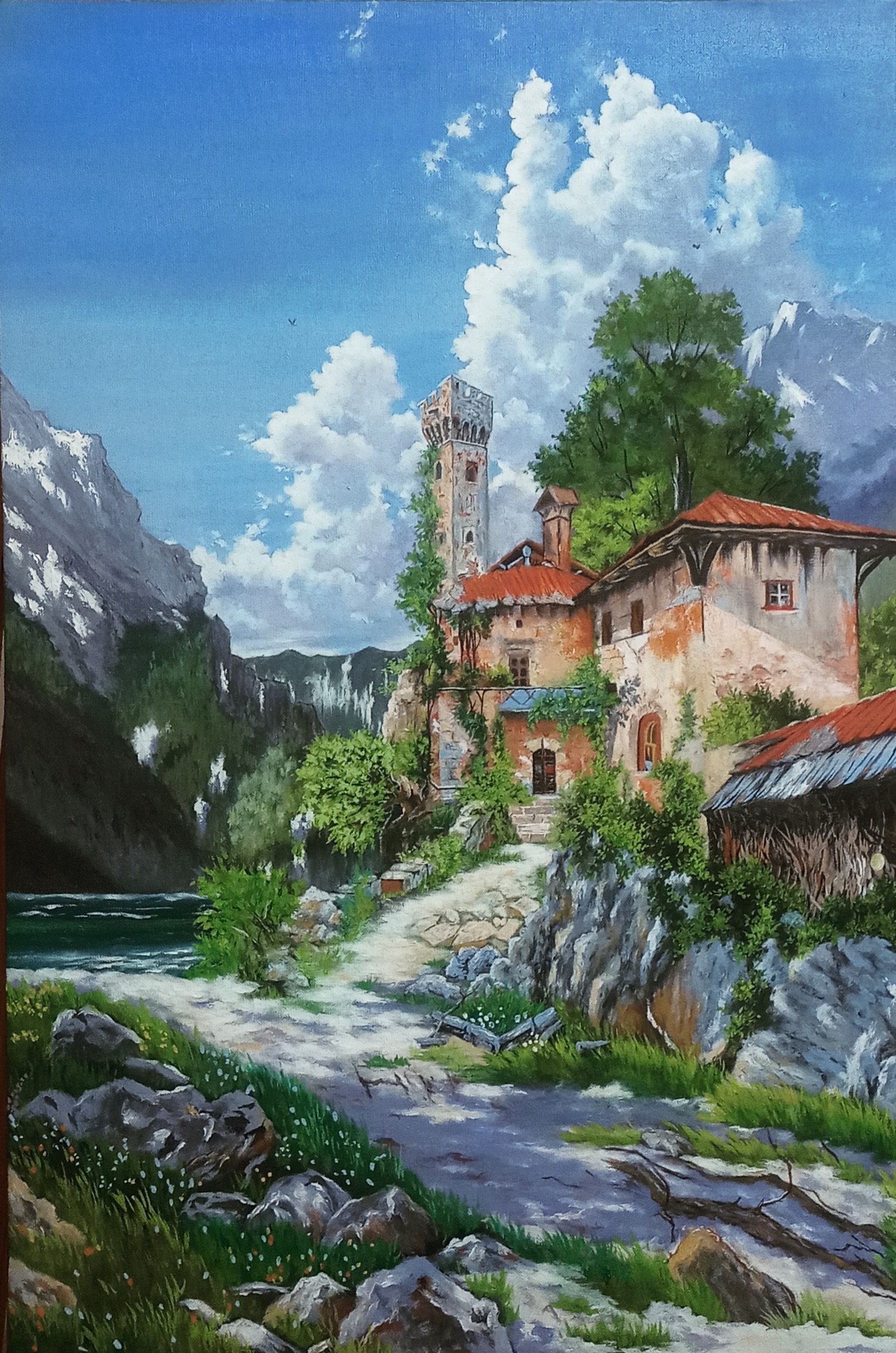 تابلو نقاشی رنگ روغن