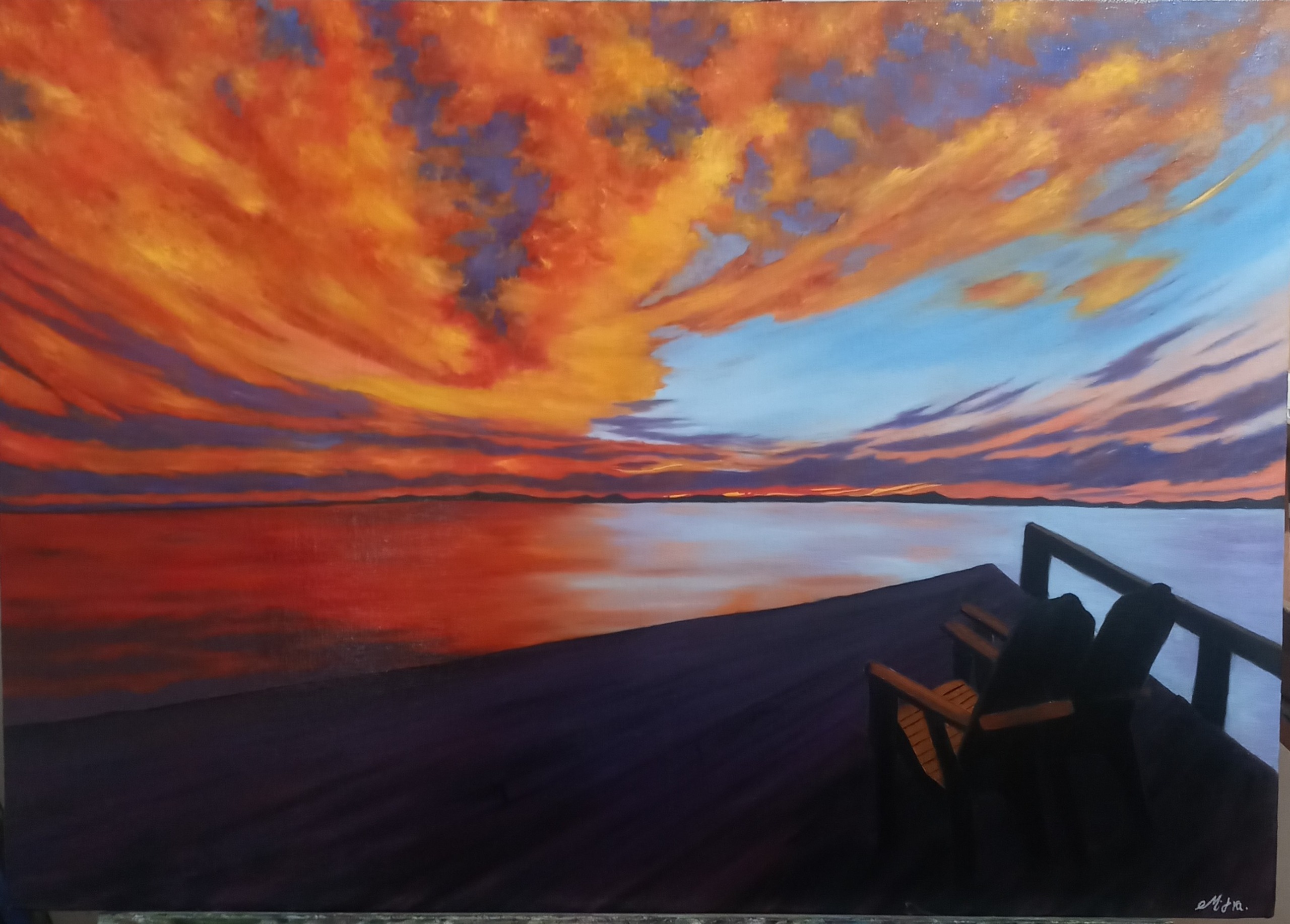 تابلو نقاشی رنگ روغن