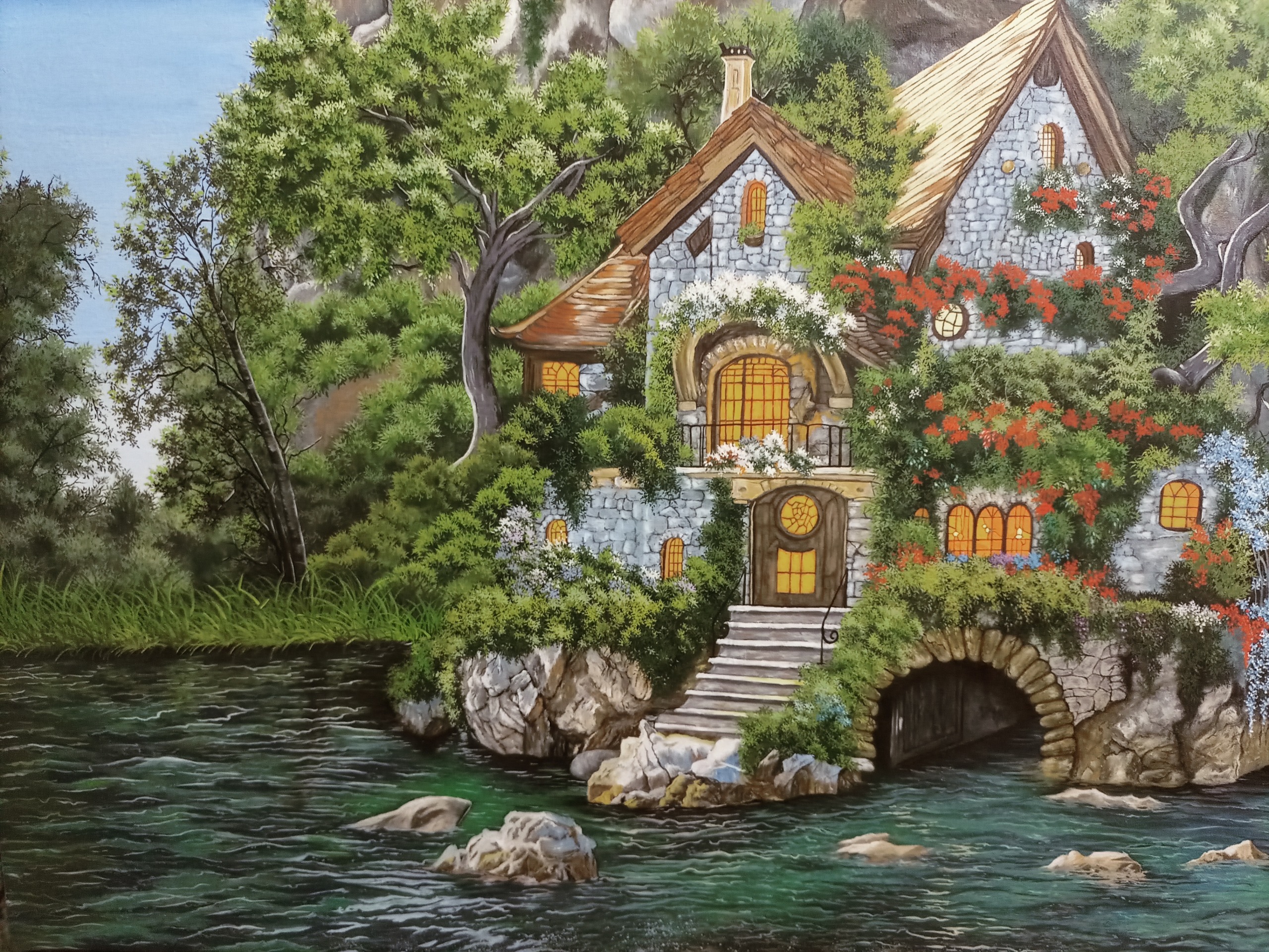 تابلو نقاشی رنگ روغن