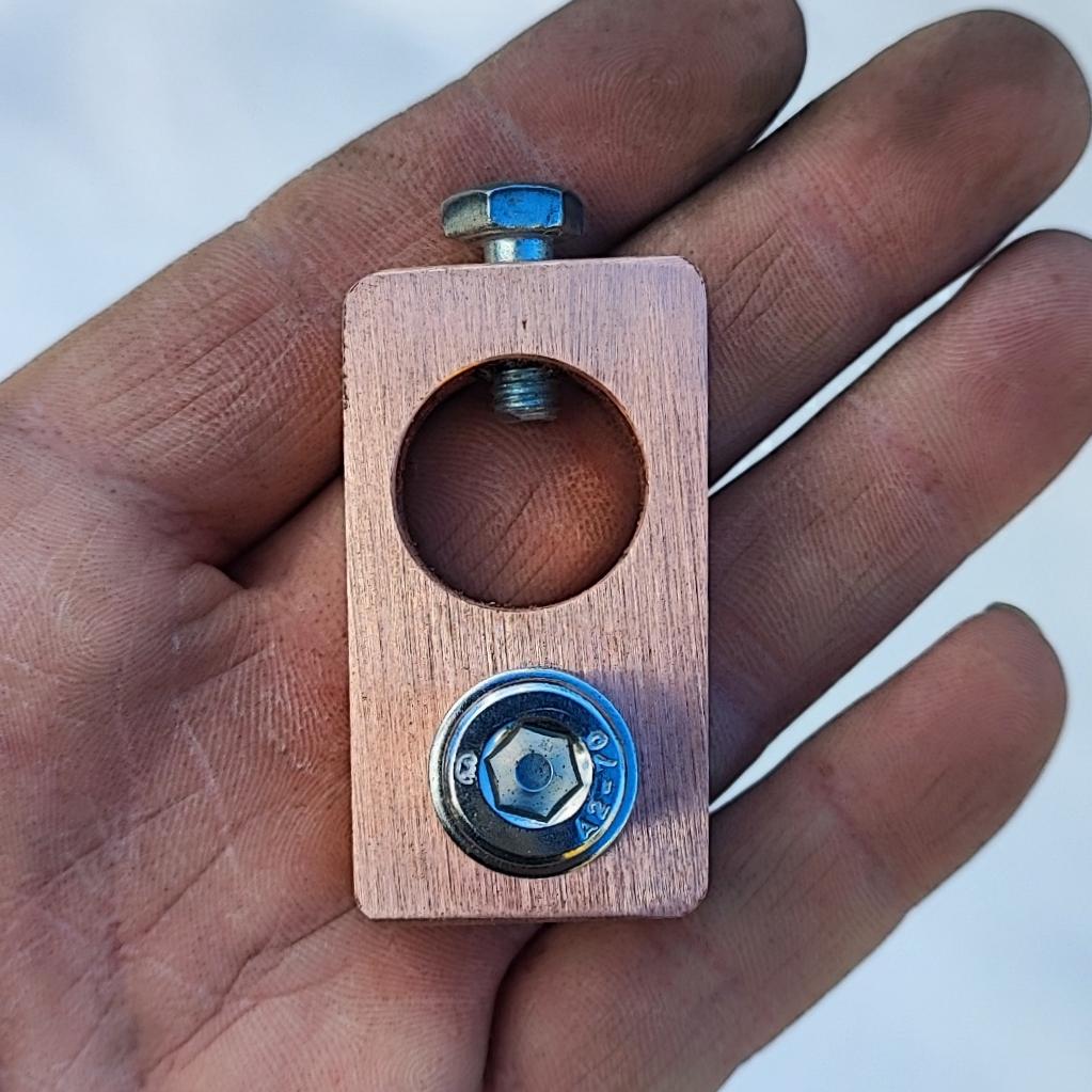 سر باتری مسی تک پیچ