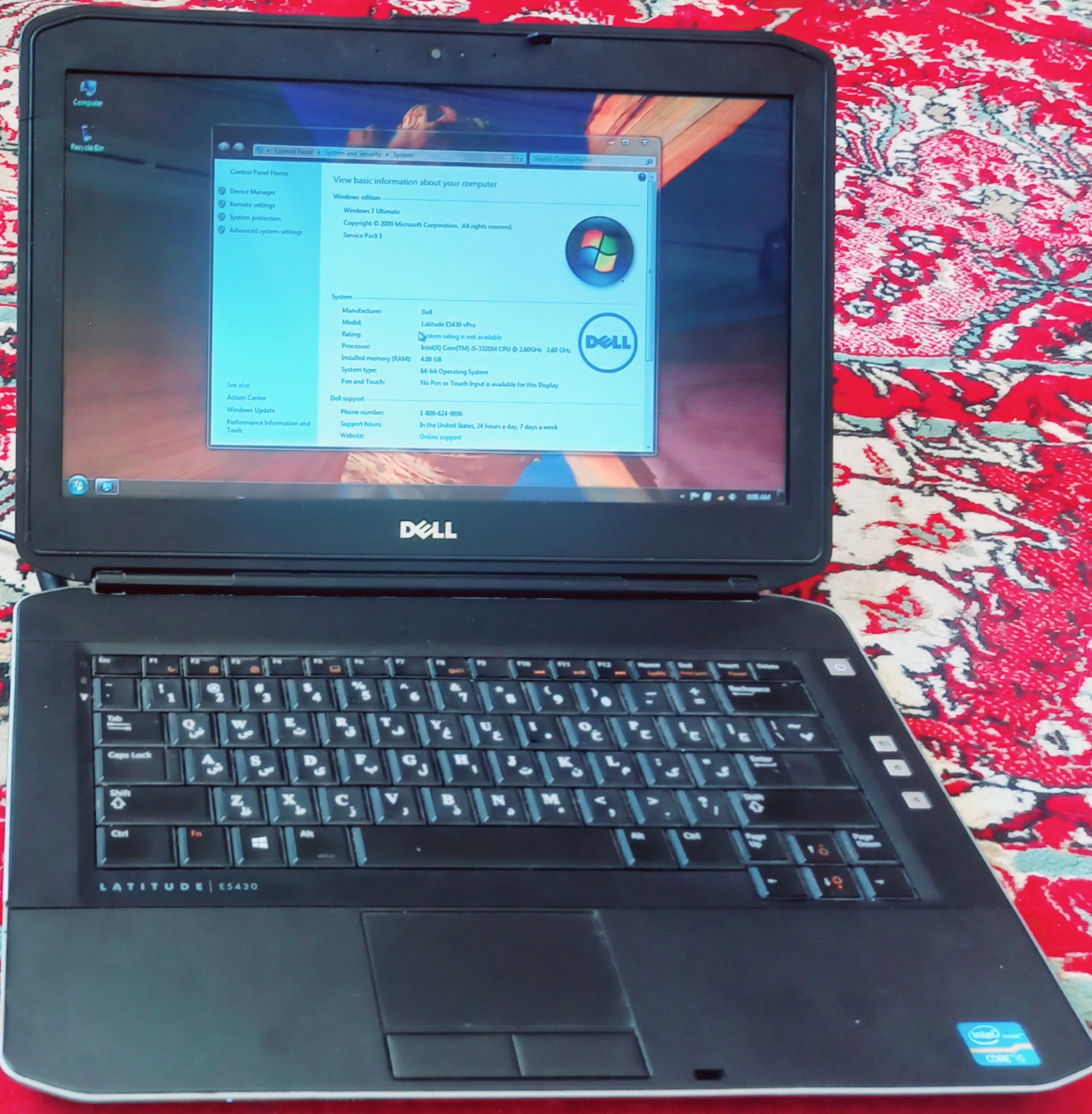 لپ تاپ DELL I5 نسل 3