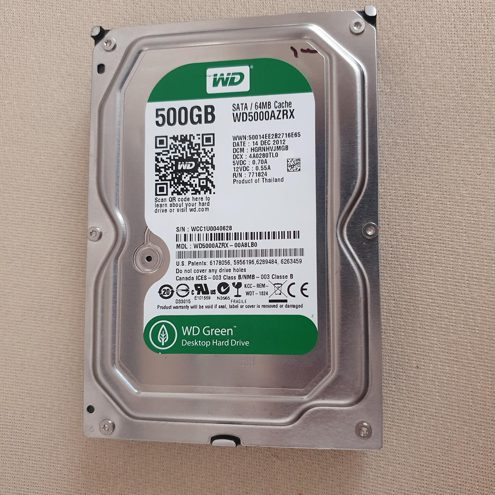 هارد 500 گیگابایت Western Digital