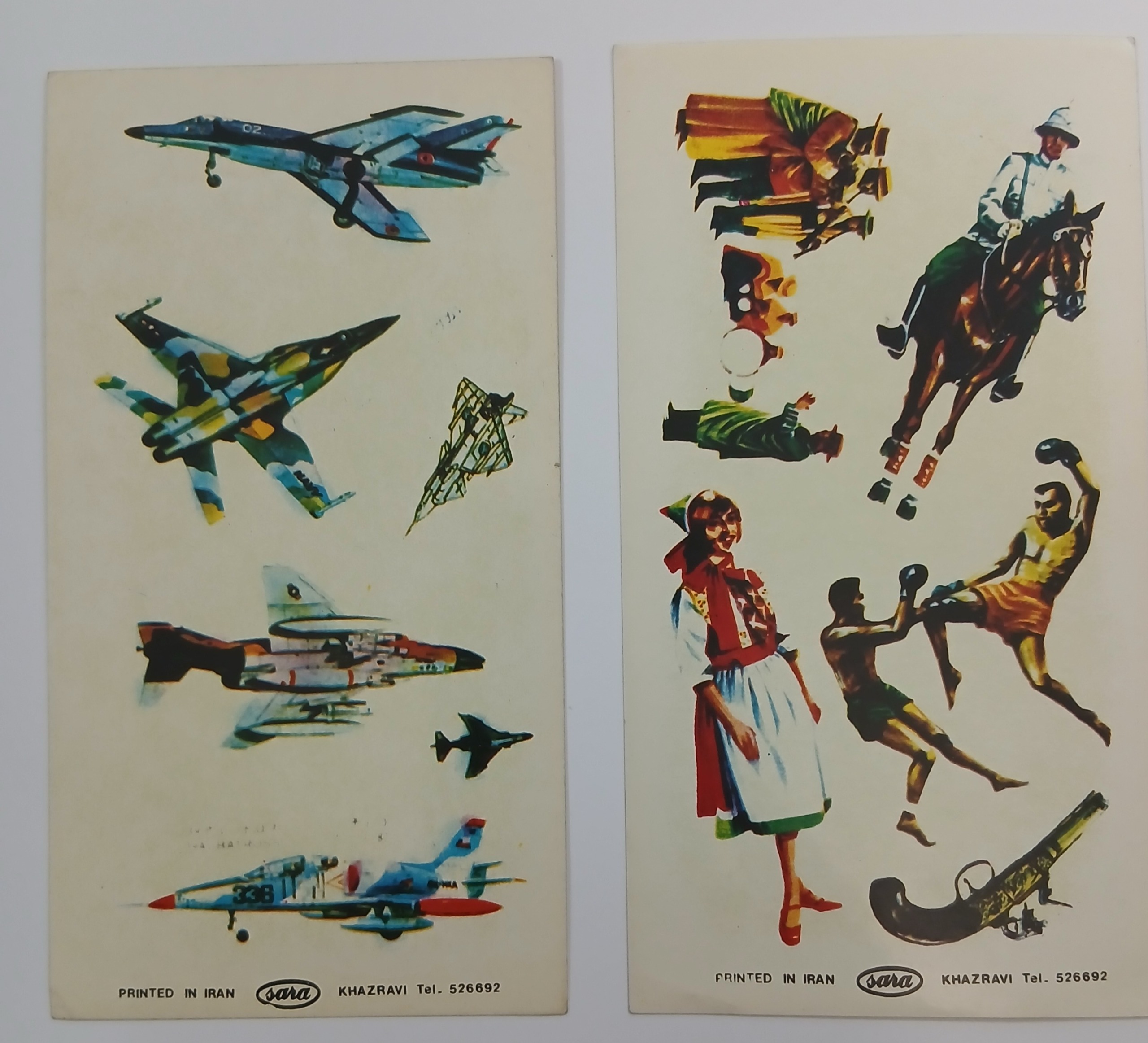 2 برچسب قدیمی اصل و فوق کمیاب