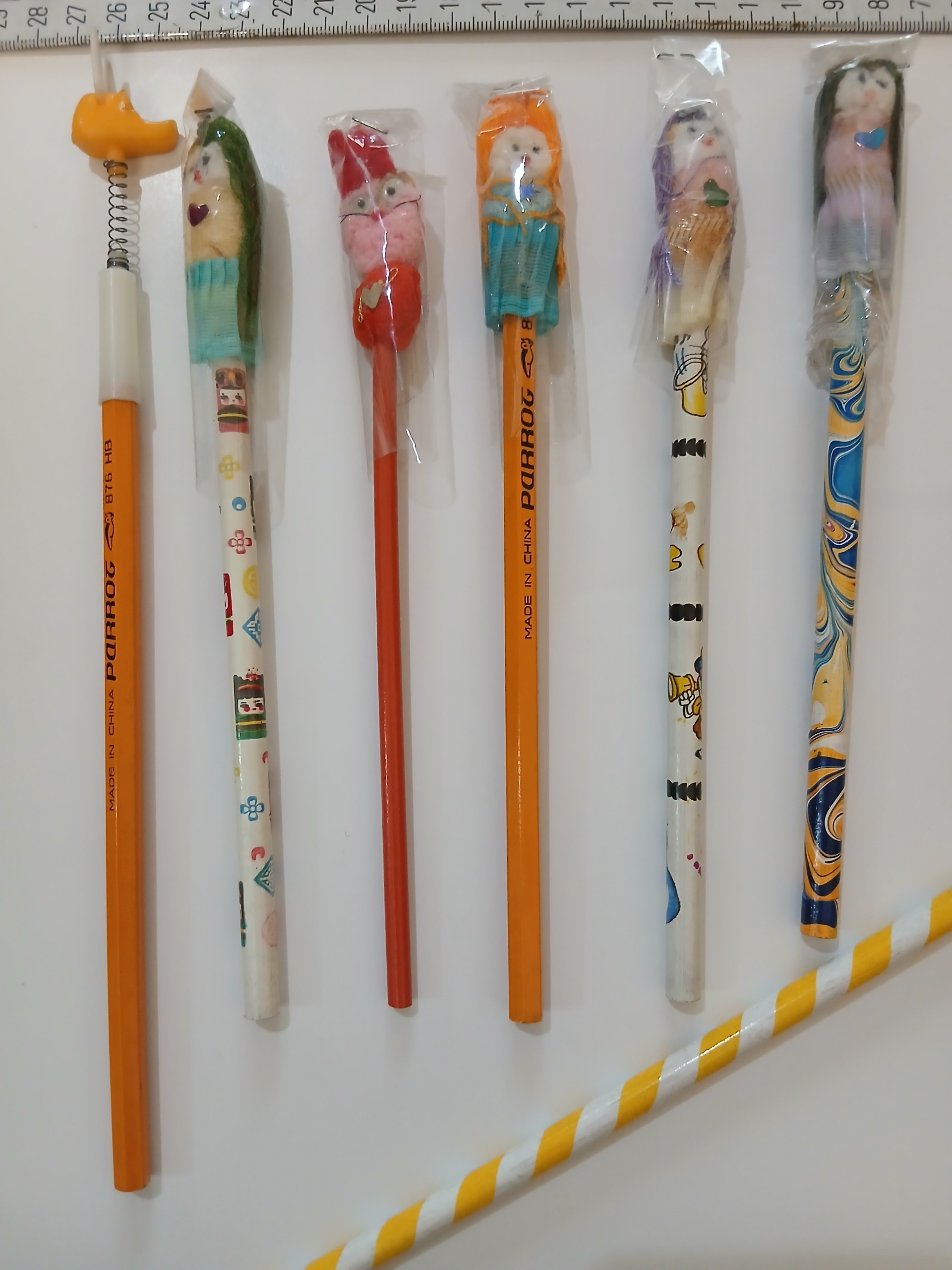 6 عدد مداد عروسکی اصل دهه 60