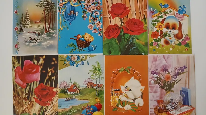 8 عدد کارت پستال دهه 60 با کیفیت