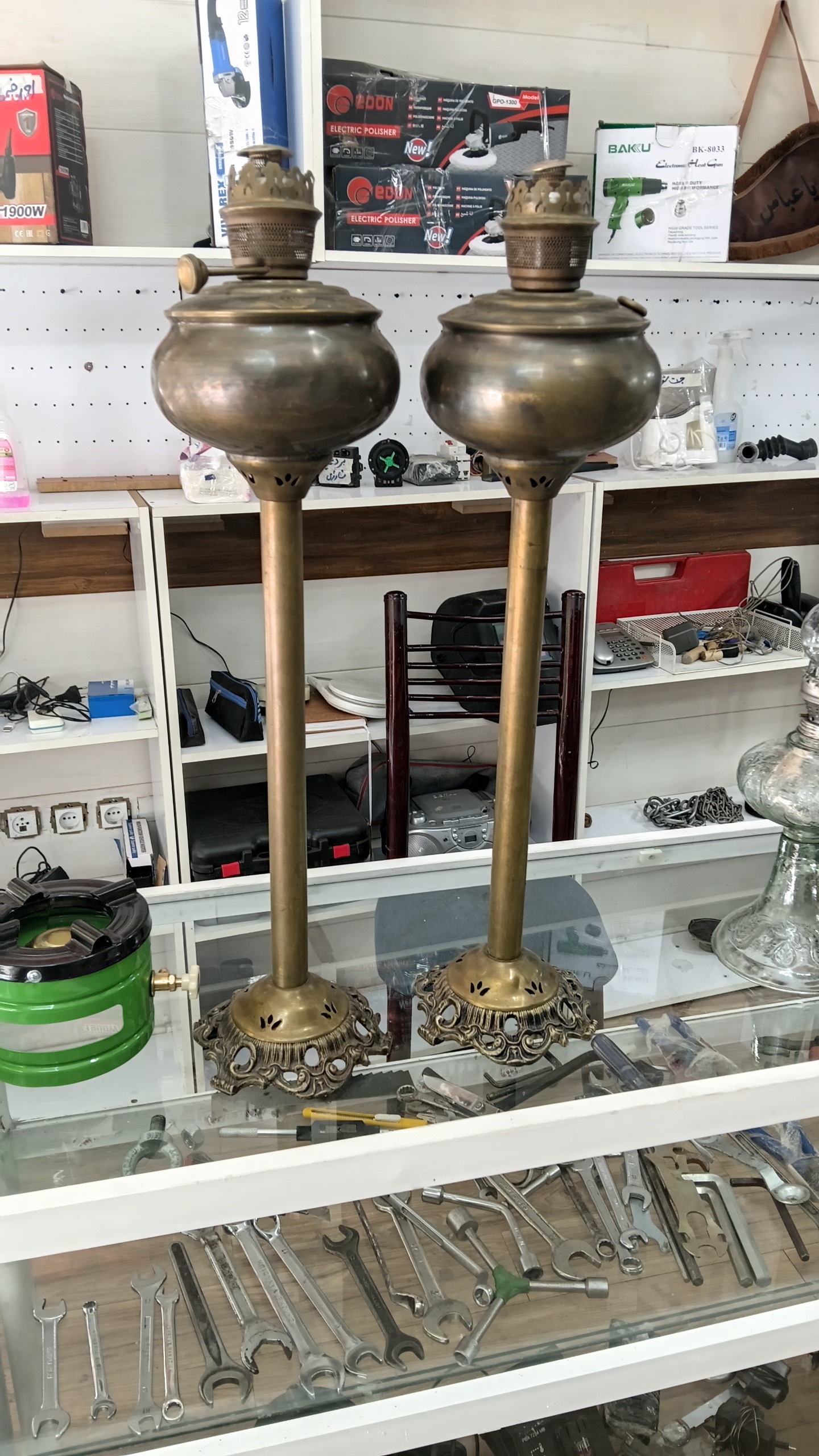 چراغ نفتی افغان جفت