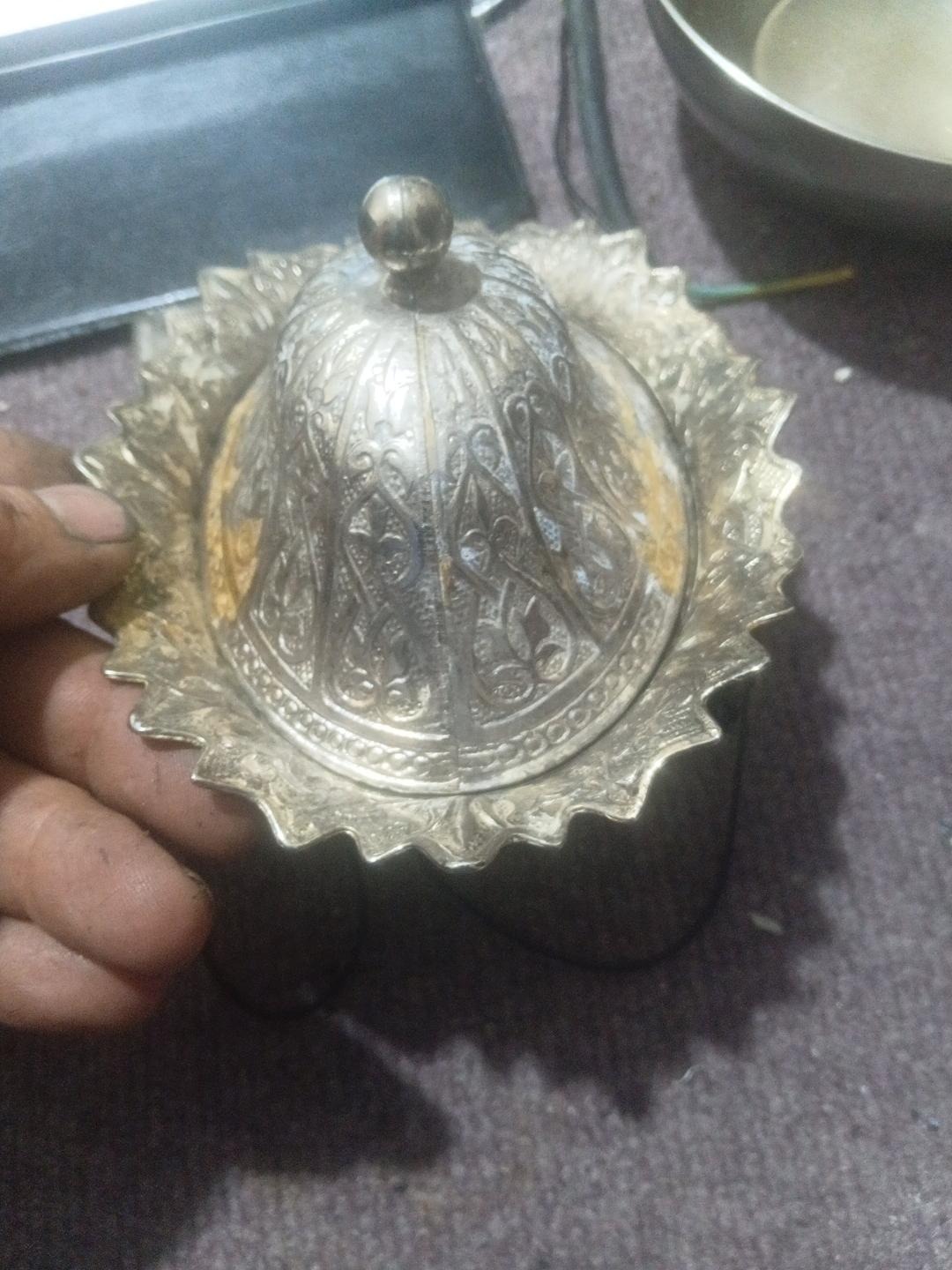 قندان انتیک مسی ژرمنی