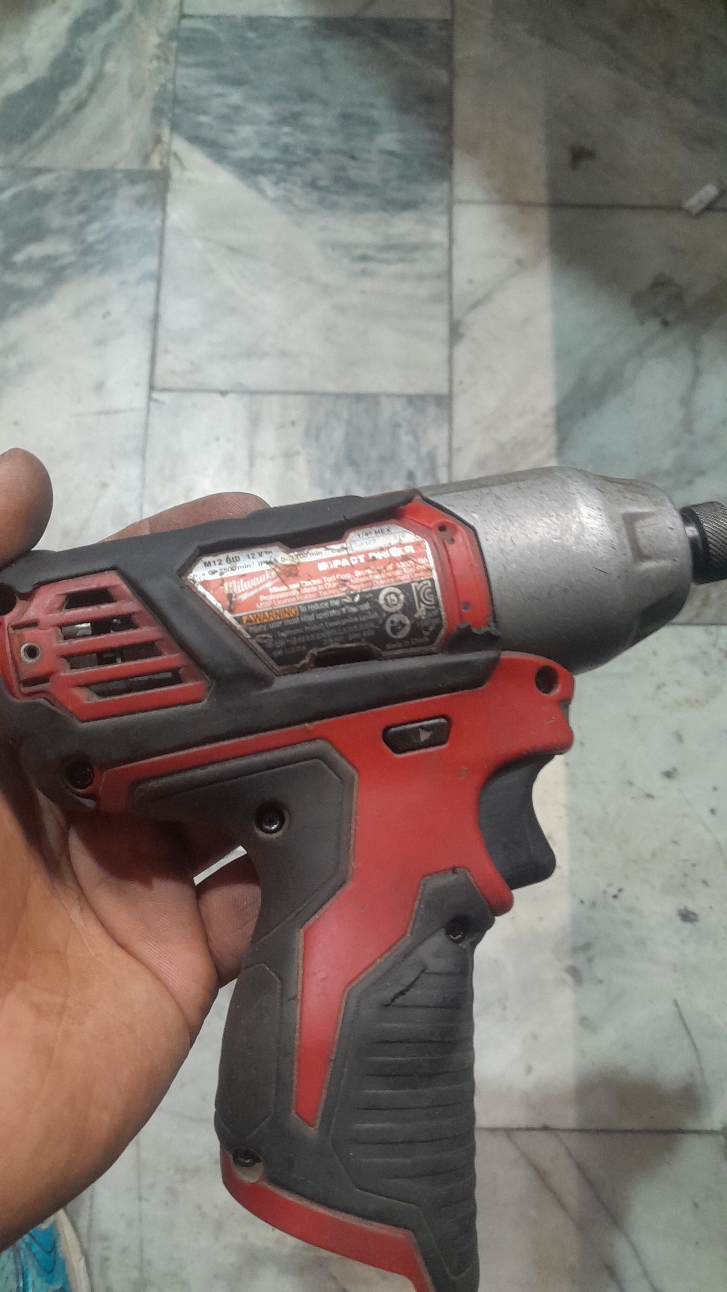 ایمپکت میلواکی m12 bid به همراه باتری درحد نو